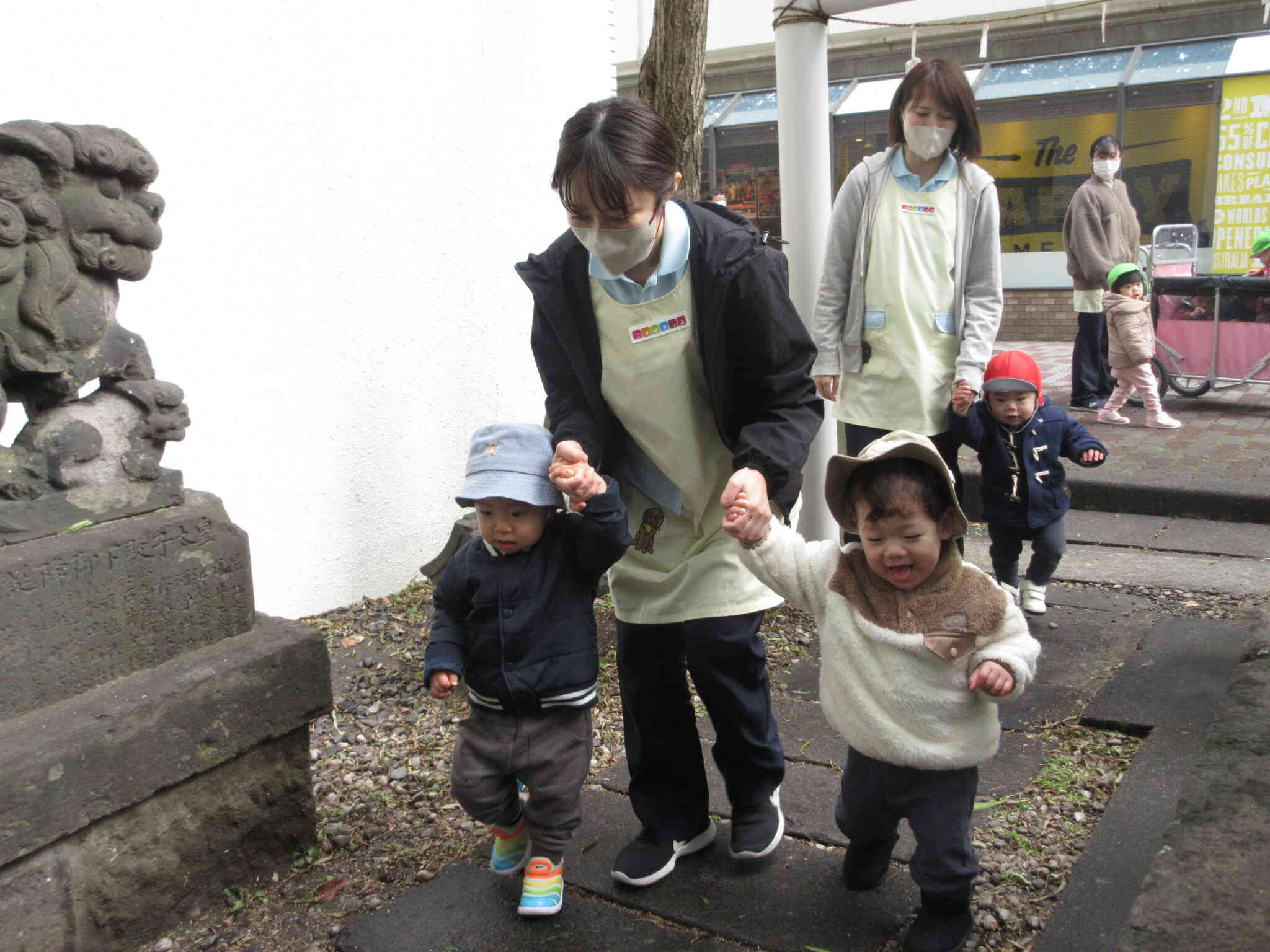 みんな元気いっぱいに登園しました♬