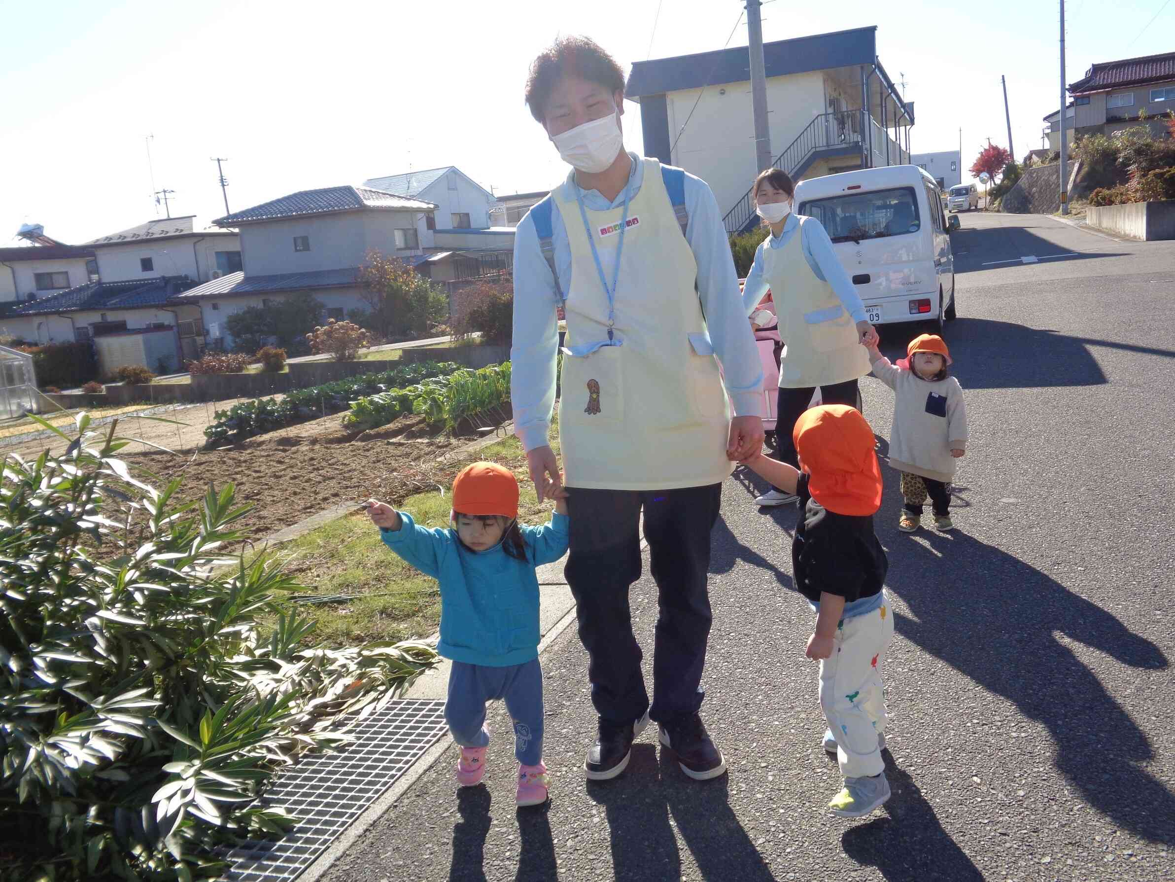 12月のあひる組（1歳児）の様子