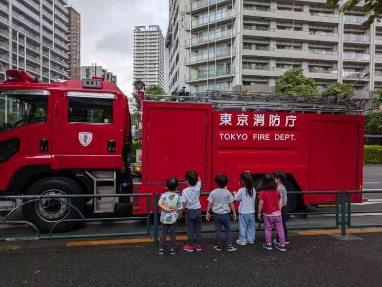 消防車も来ました！