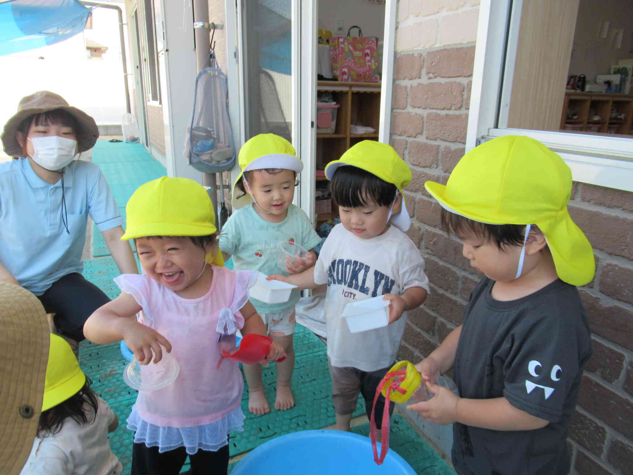 あひる組（１歳児）さんもこの笑顔！