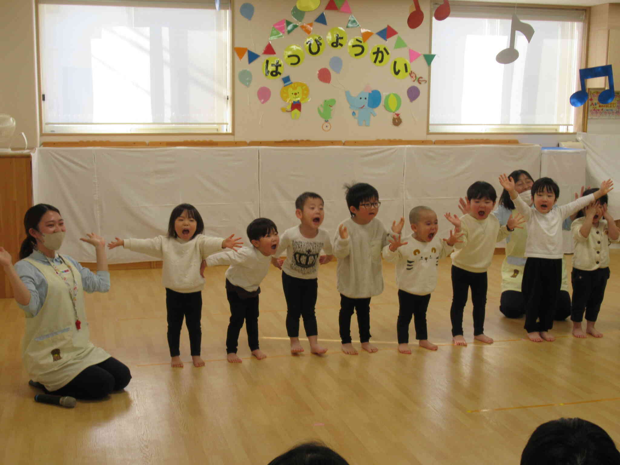 さすが！立派なうさぎ組（2歳児）さん