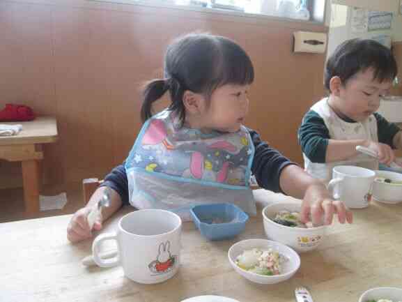 今日の給食は何かな？