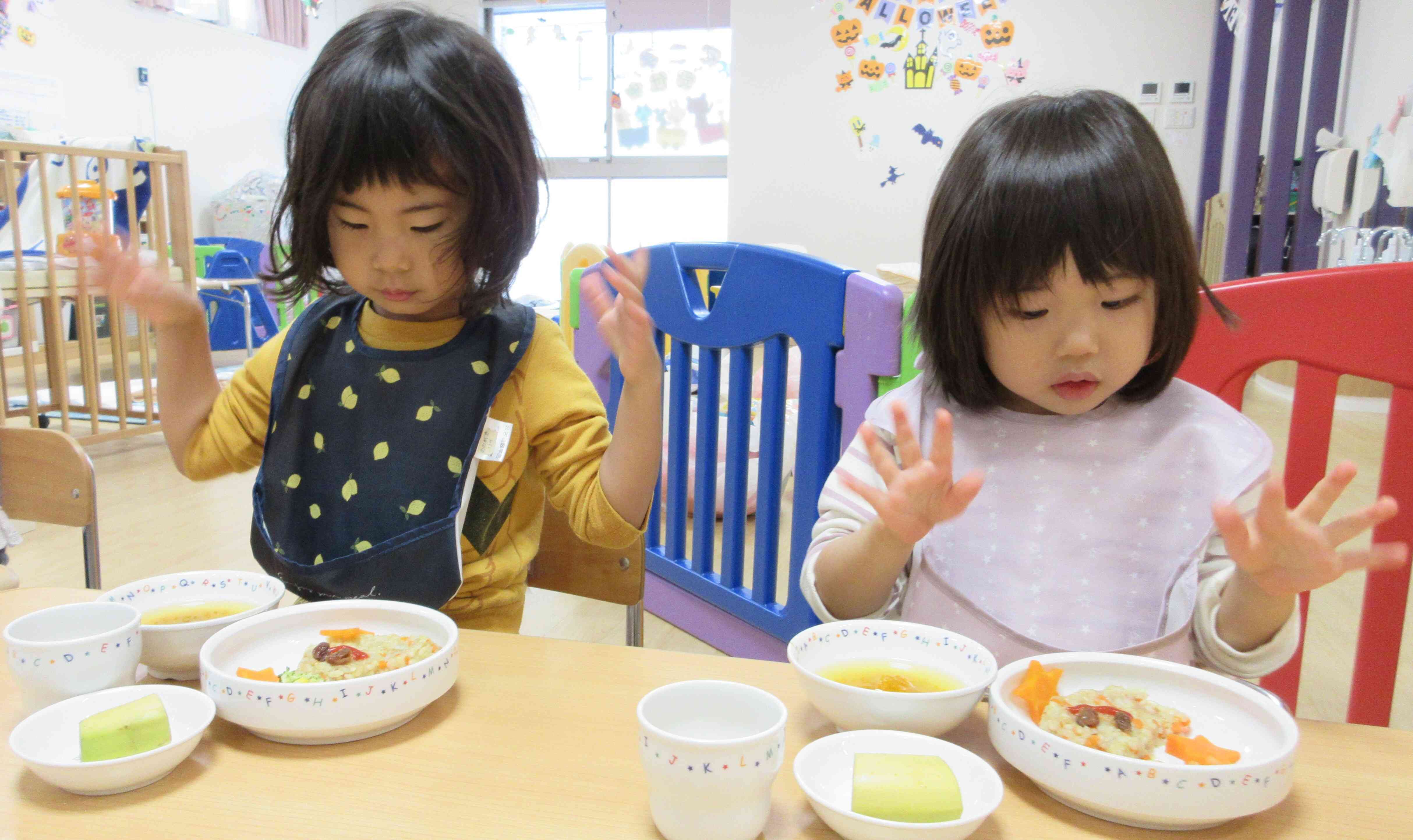 ハロウィン当日の給食！