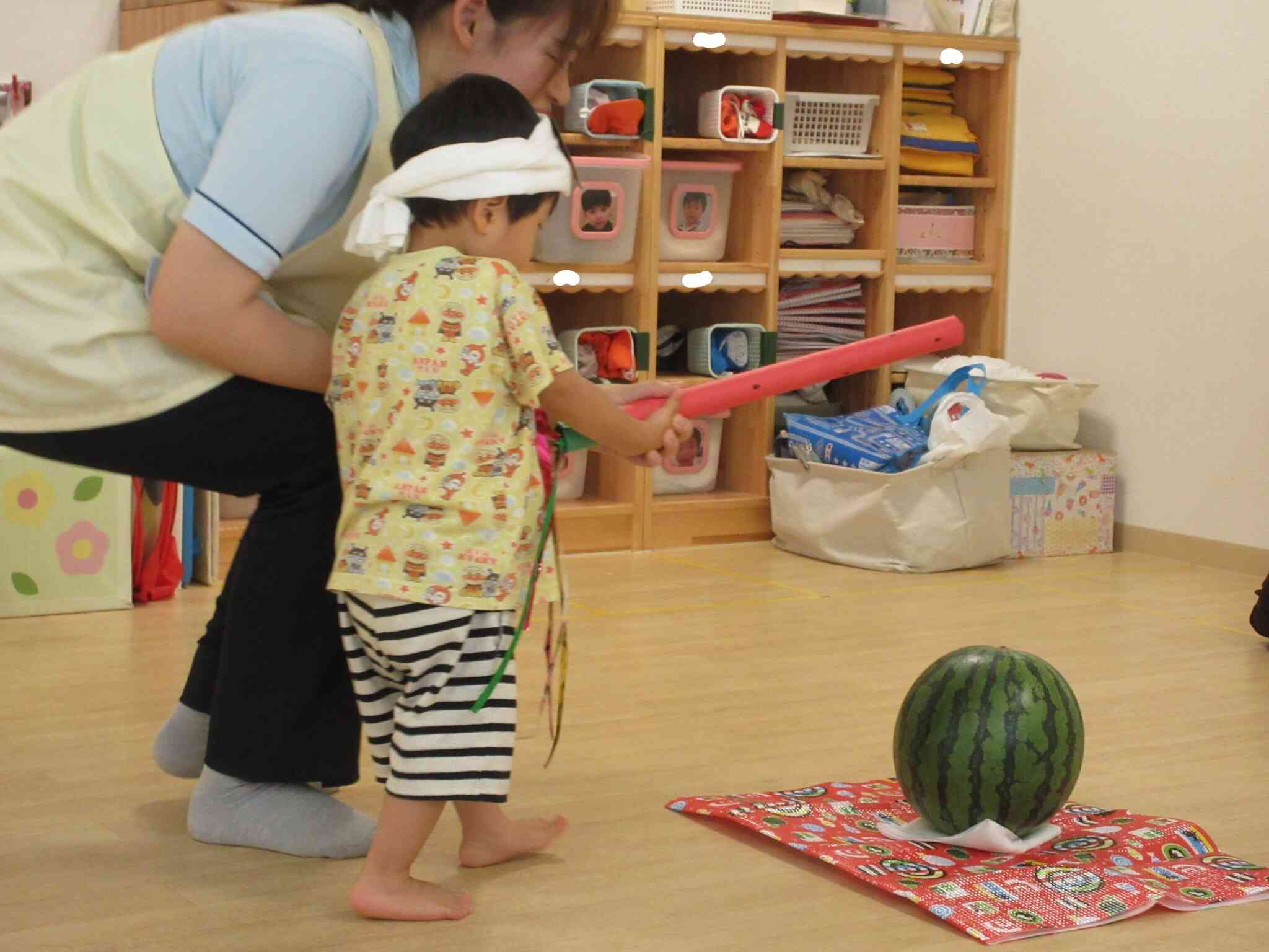 夏まつりウィーク【スイカたたき】