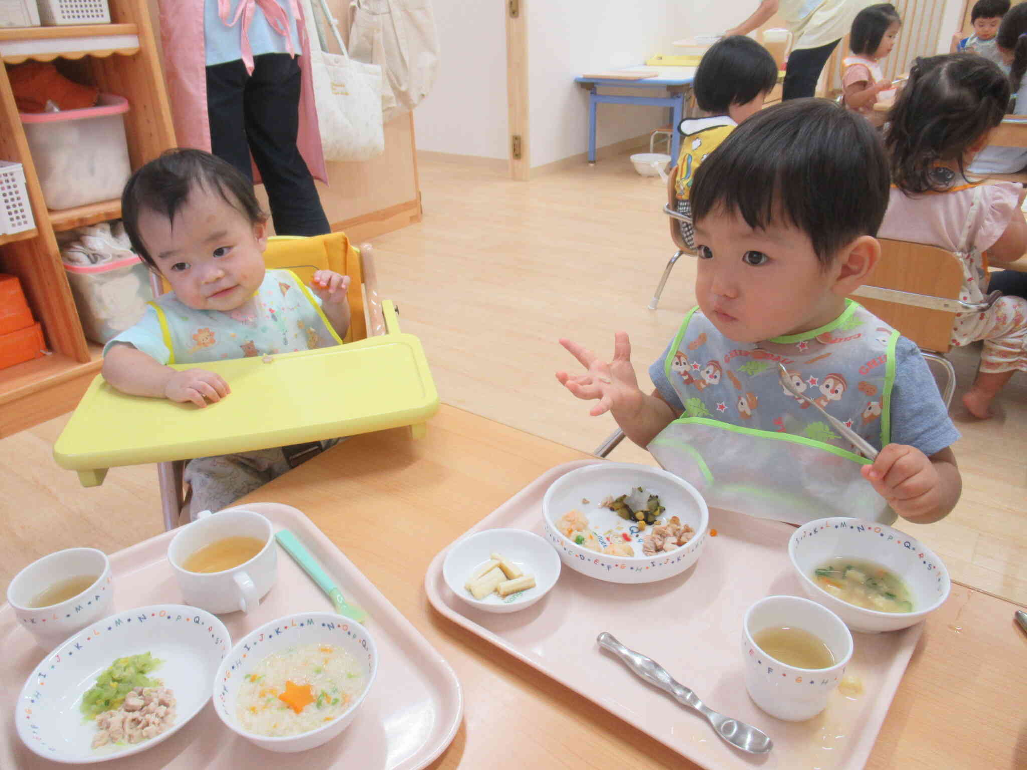 離乳食もお誕生日メニューです♪