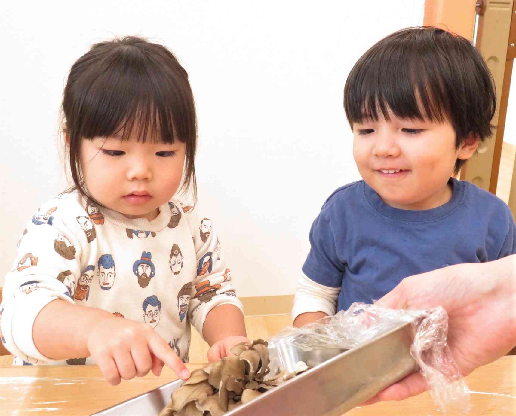 ☆食育・きのこピザ作り☆