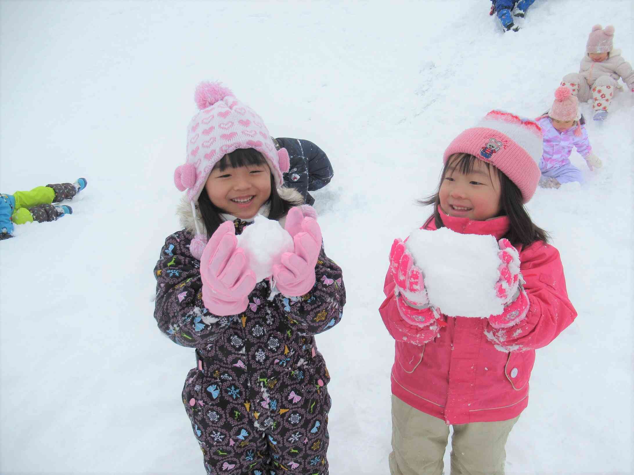 今季初めての雪遊び☆