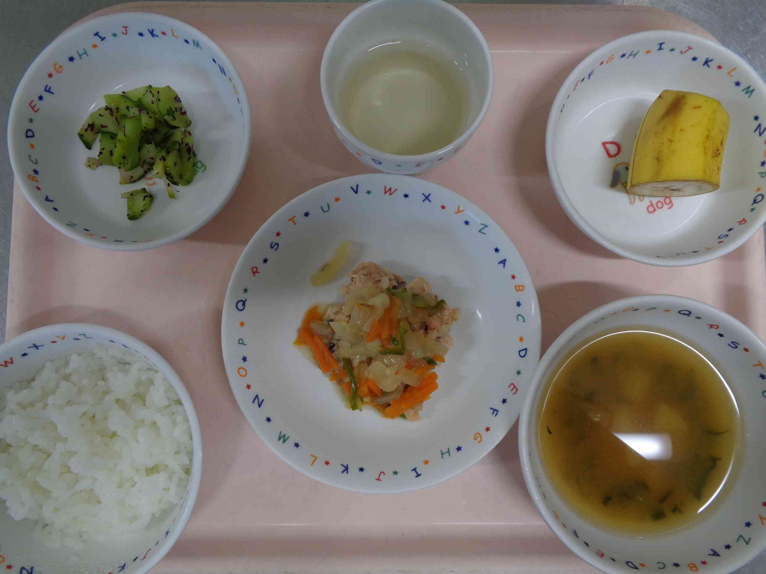 ８月５日給食　幼児食