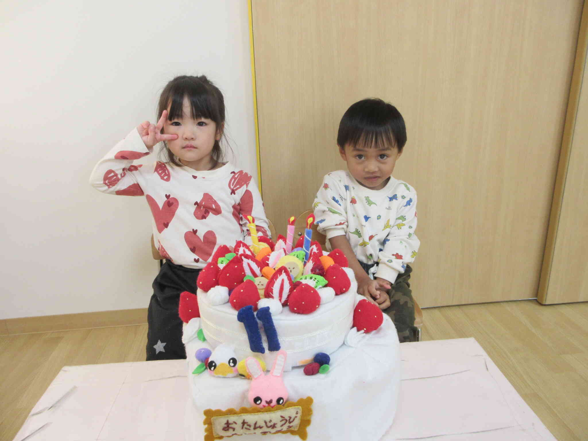 うさぎ組誕生児（2歳児」　