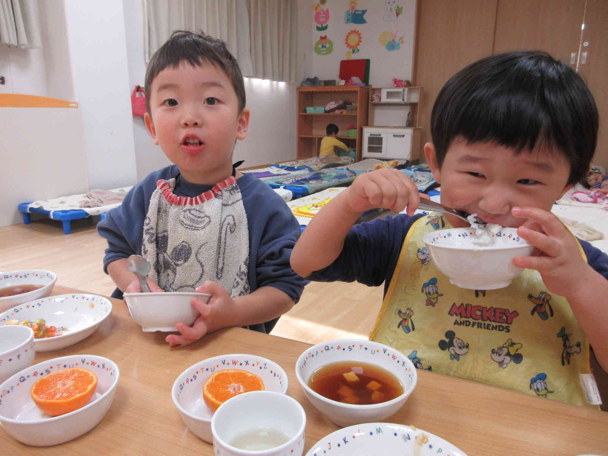 待ちに待ったお給食！！