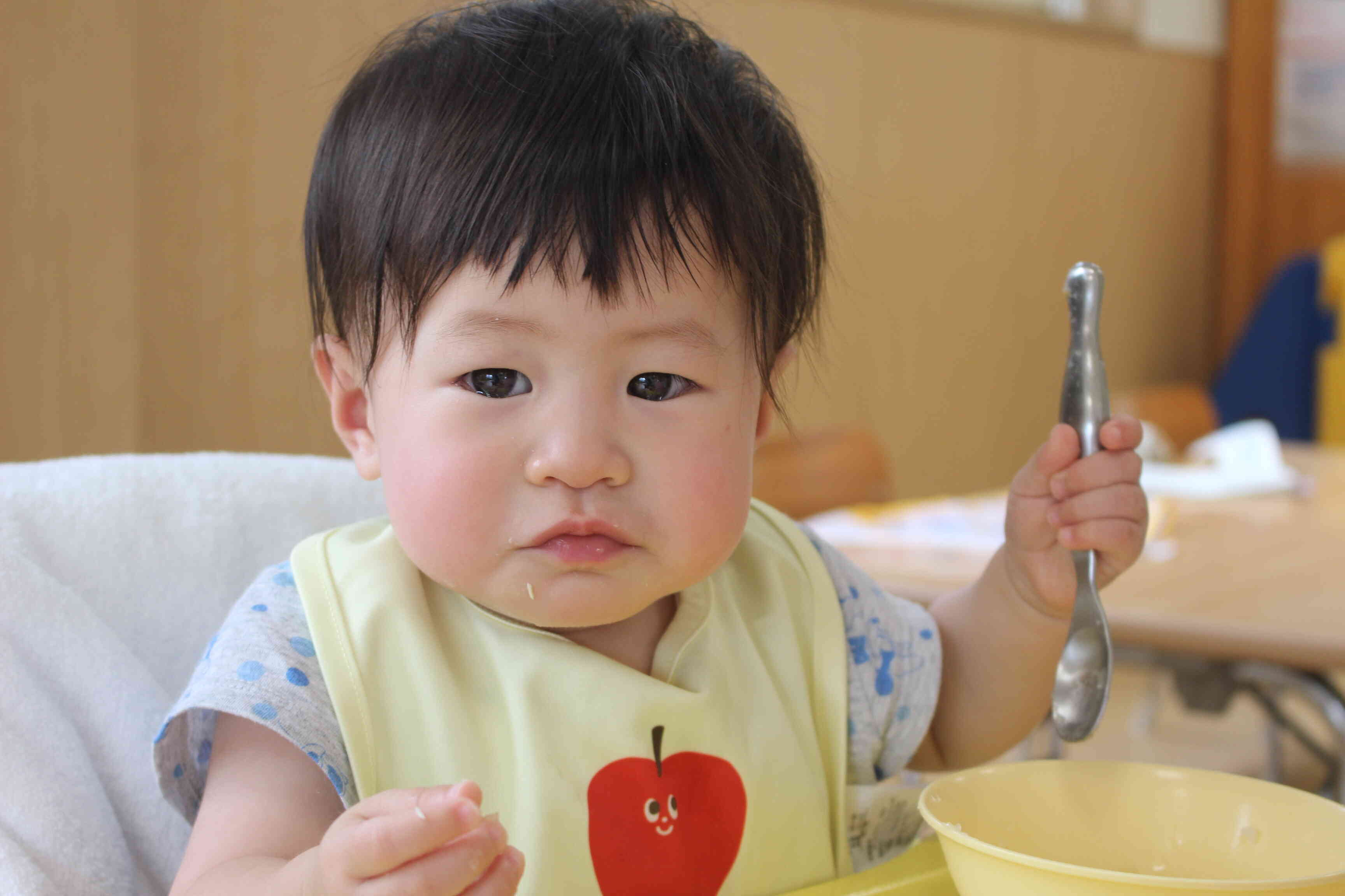 お祭りメニュー美味しいな（0歳児）