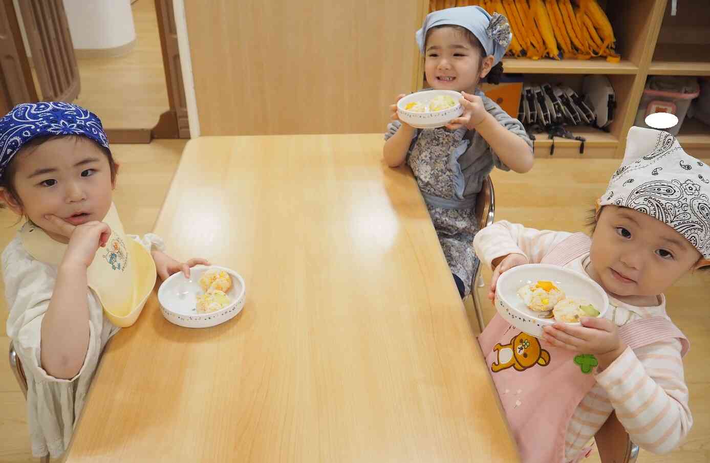 食育「てまり寿司を作ろう」