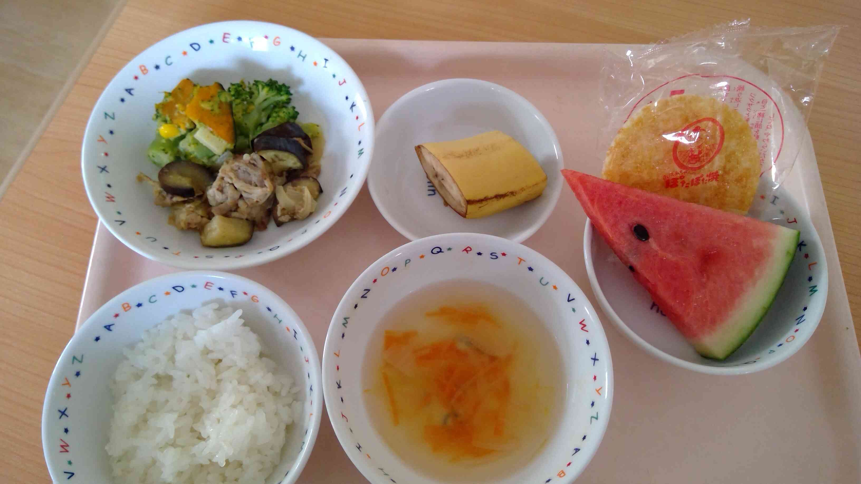 ８月６日の給食