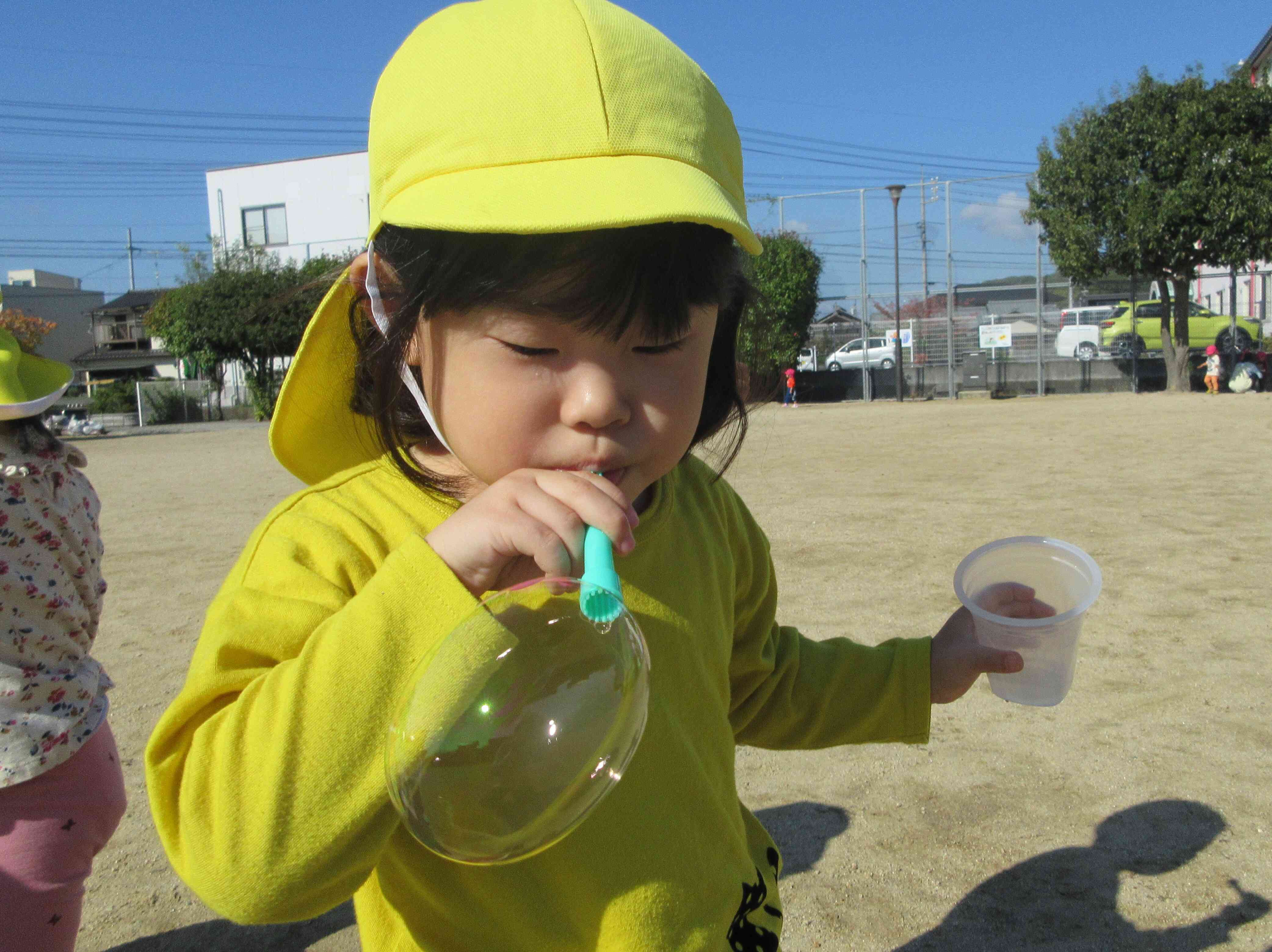 上手に吹けたよ！