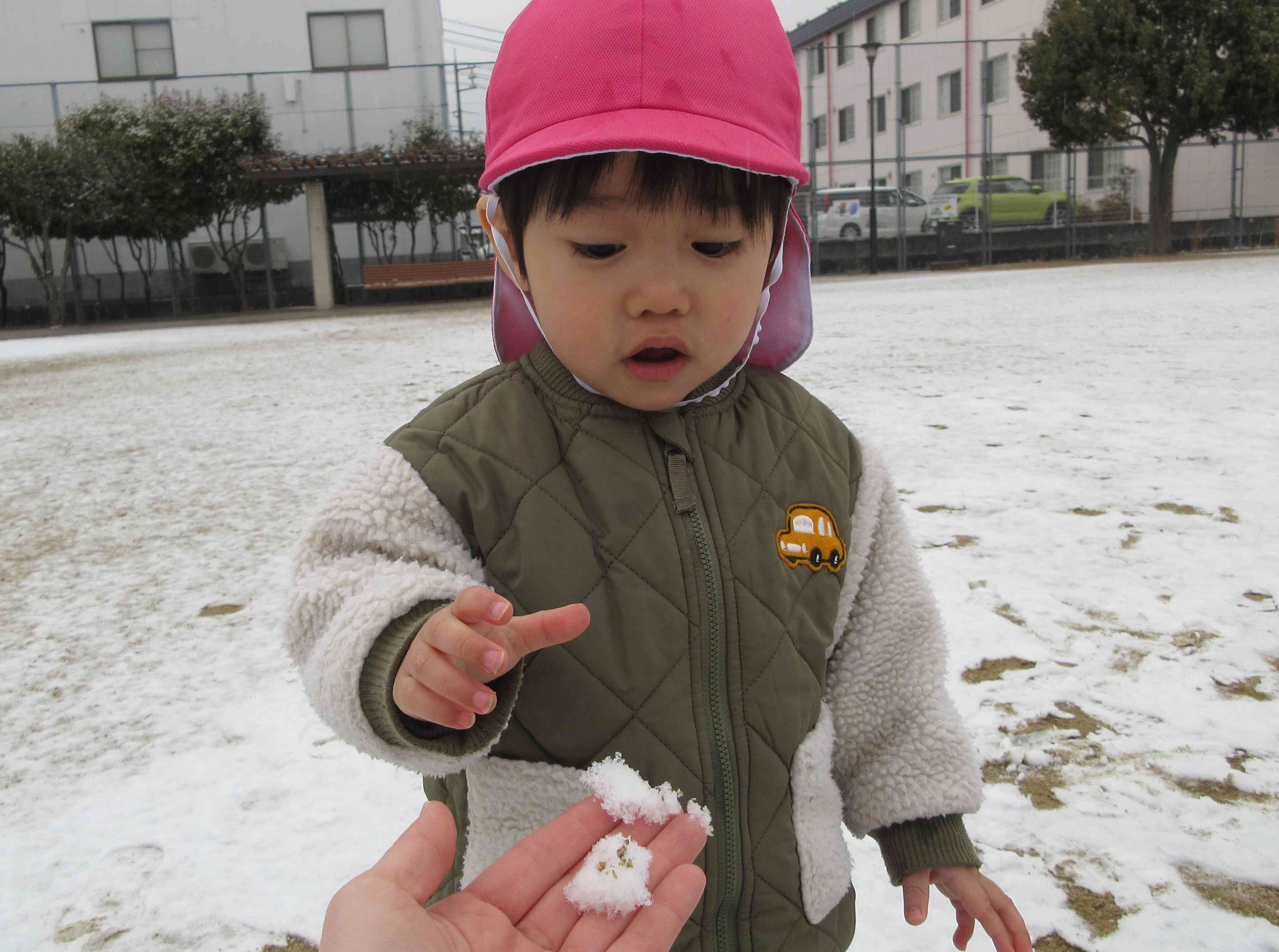 雪だ～