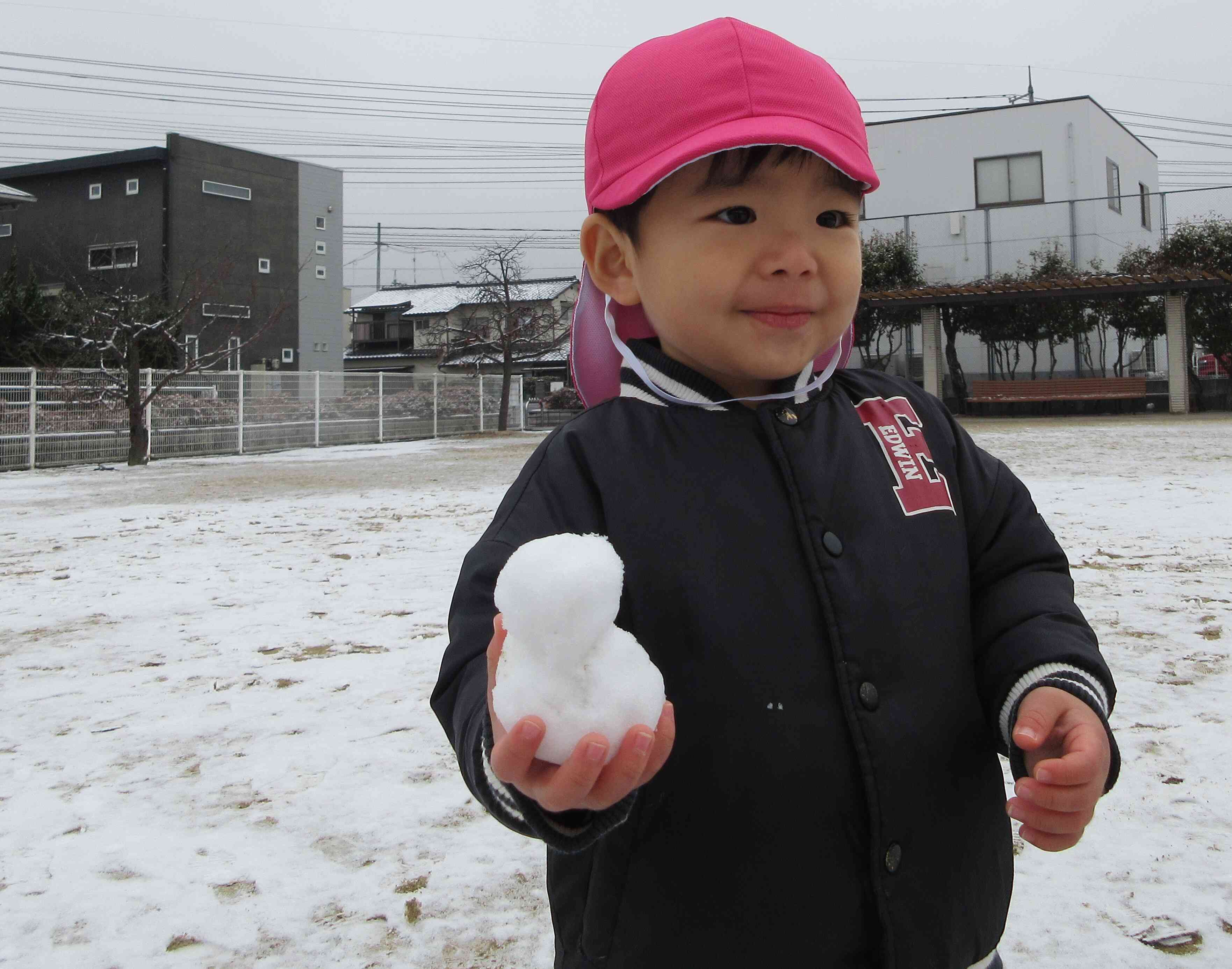 かわいい雪だるまだね