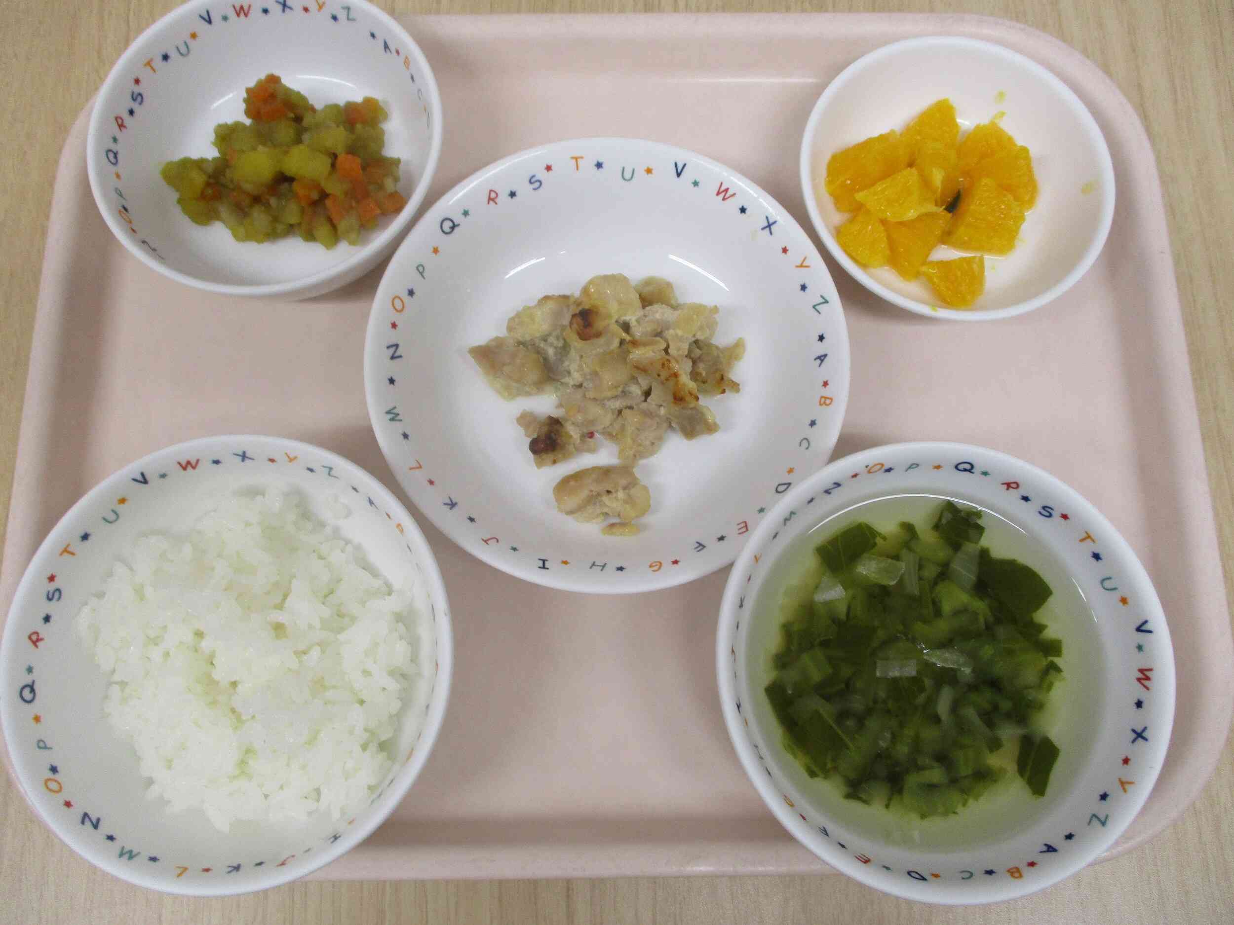 1月27日(月)のお給食