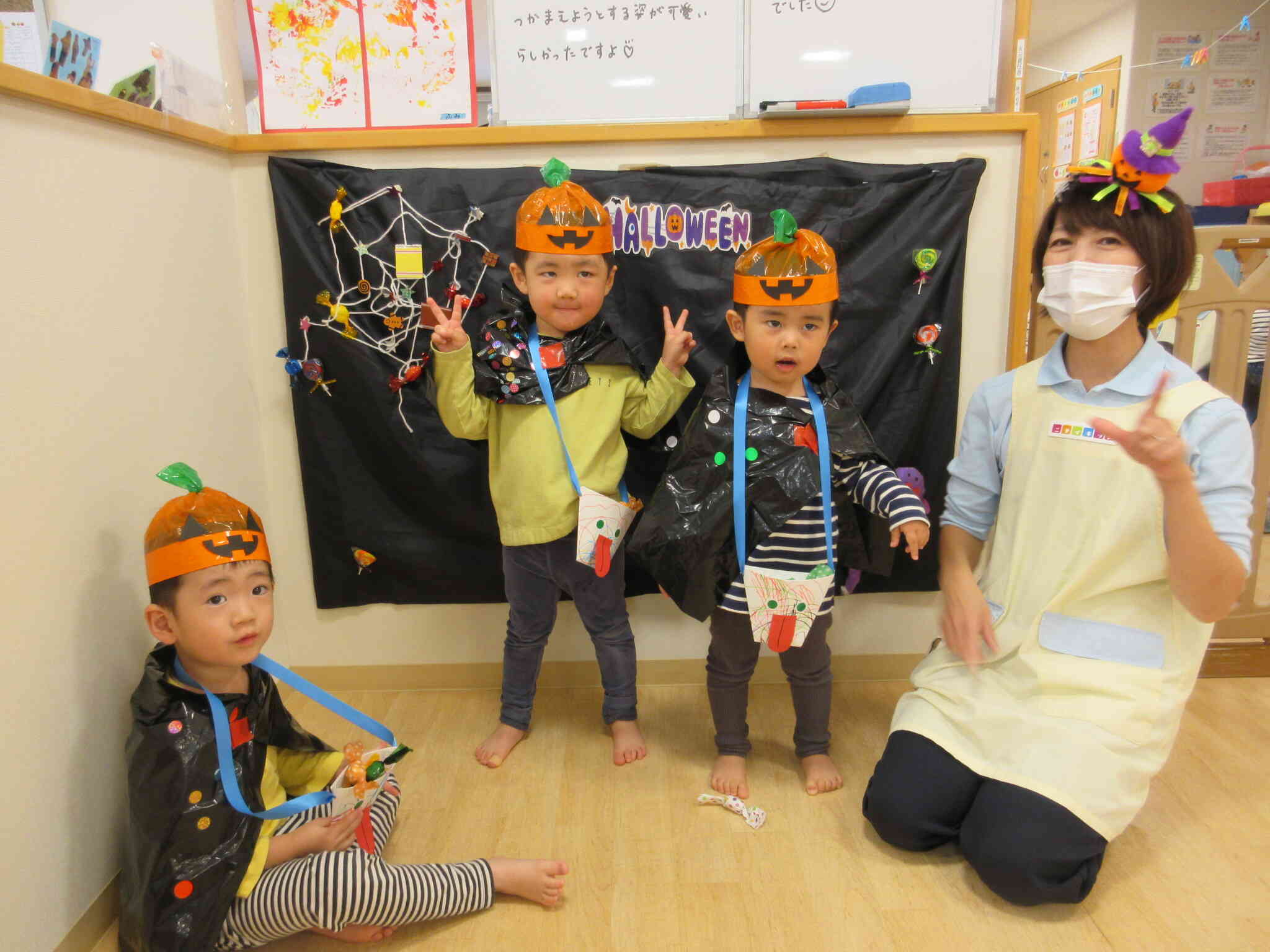 衣装が大のお気に入り！ハロウィンお楽しみ会