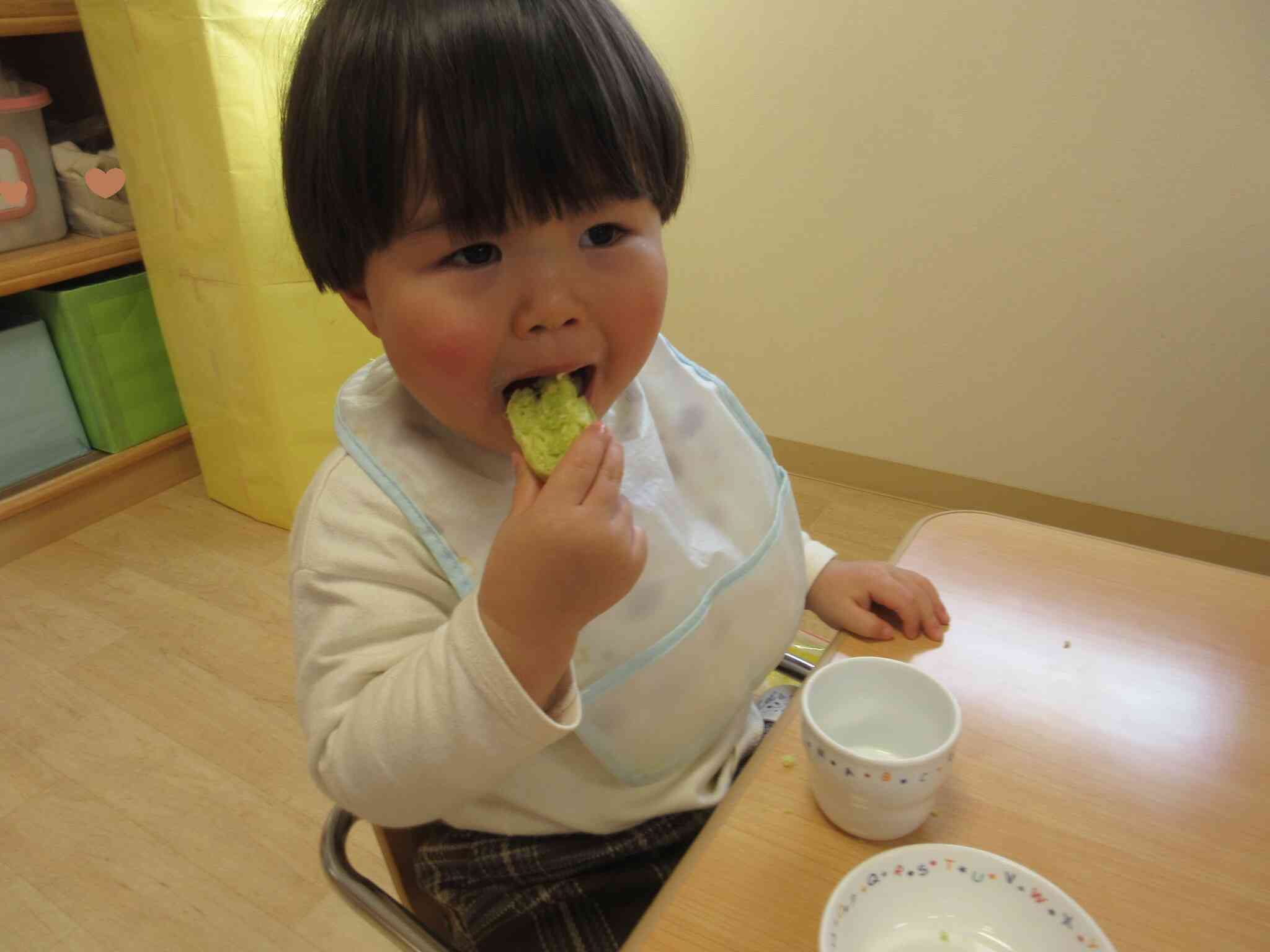 お豆の味がする！