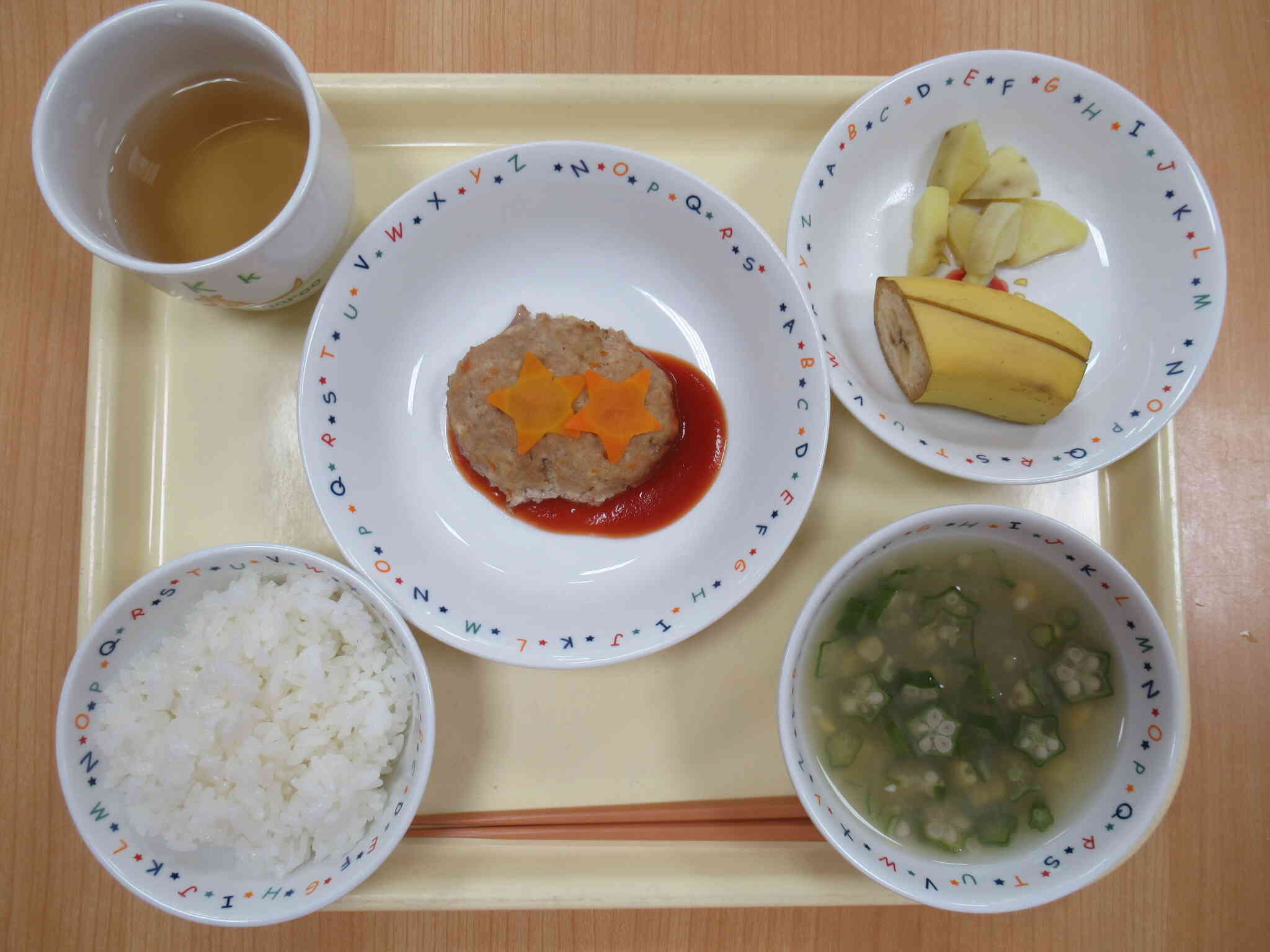 七夕の日の給食