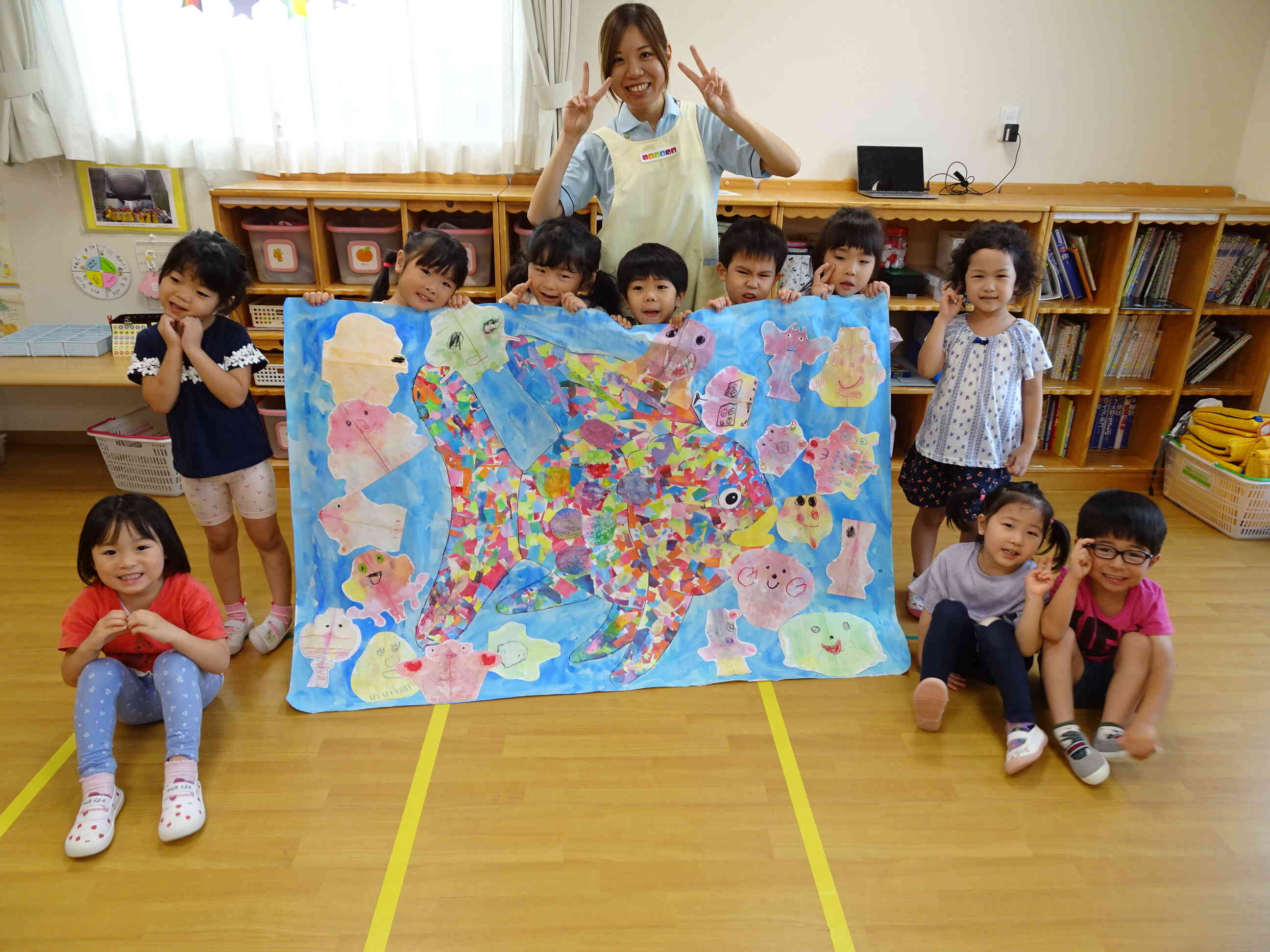 海の宇宙人もできちゃった！