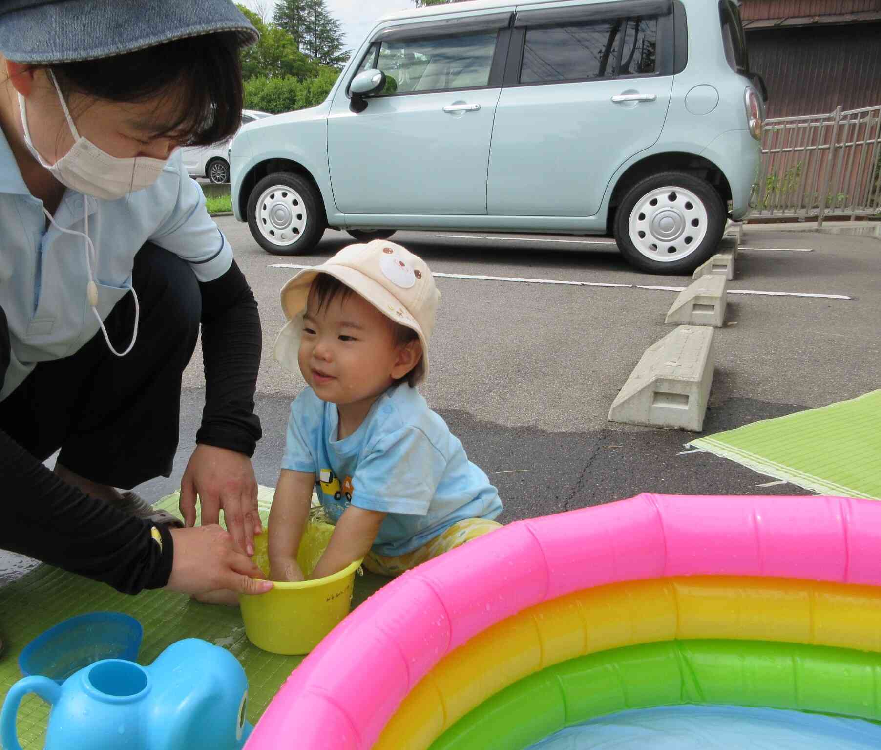 水、気持ち良いな！