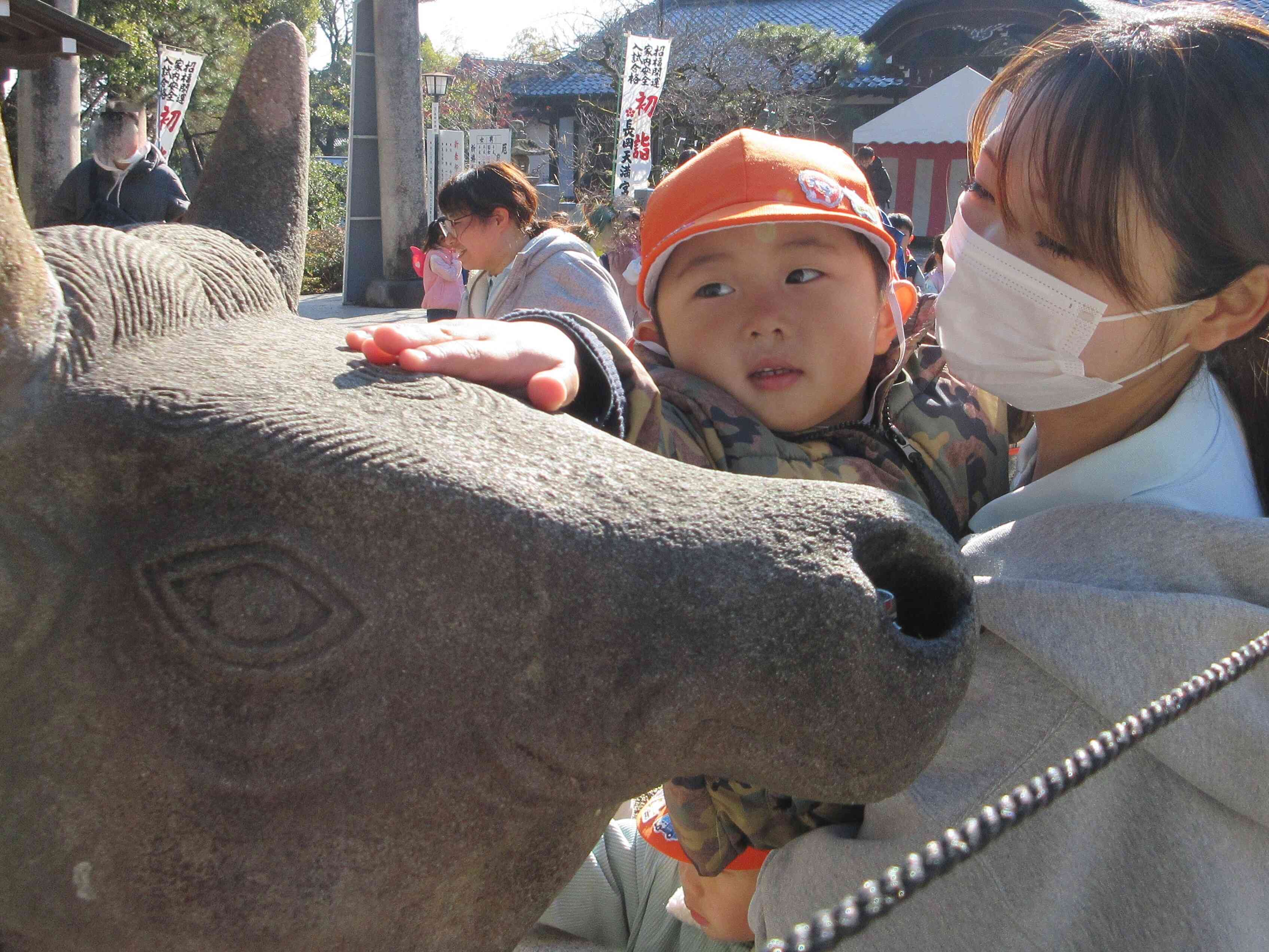 牛の守り神…