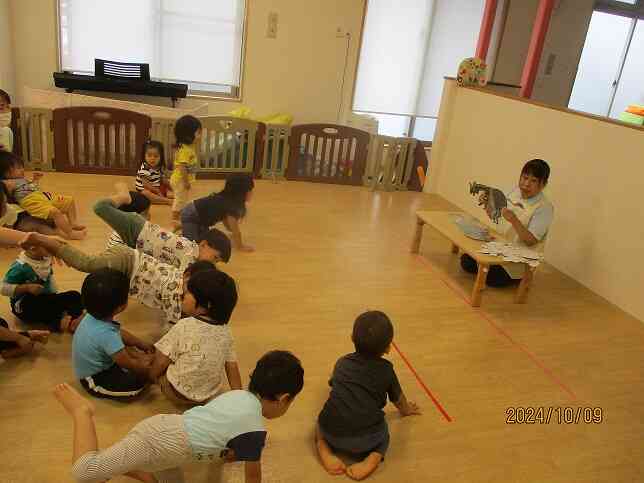 お部屋で沢山遊んだよ！