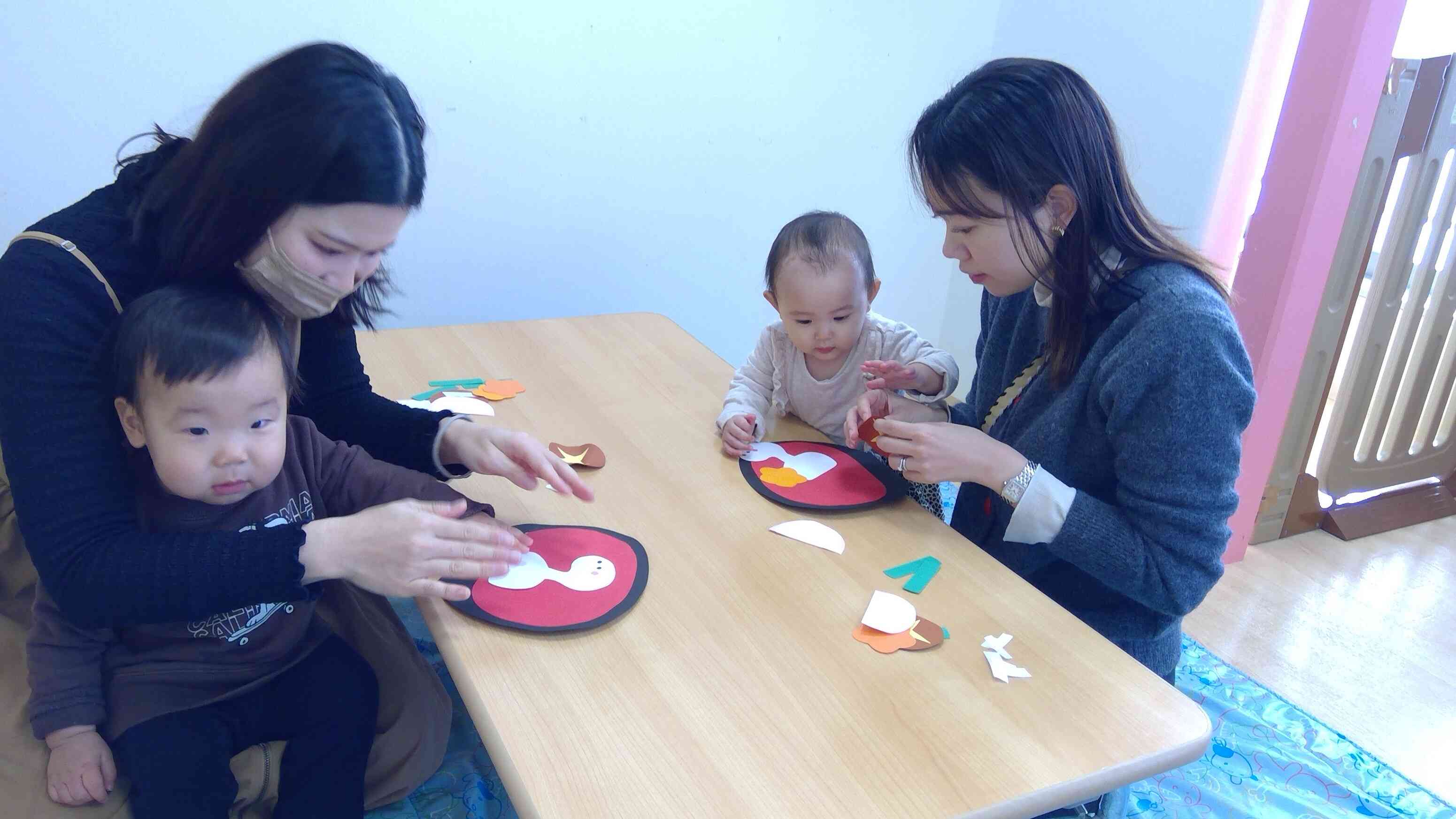 子育てひろばに遊びに来たよ～