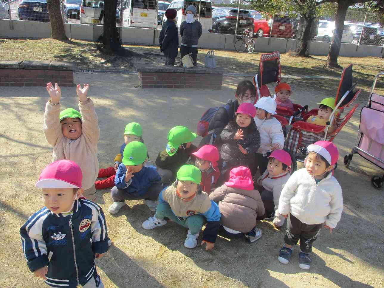 金岡公園で遊んだよ！