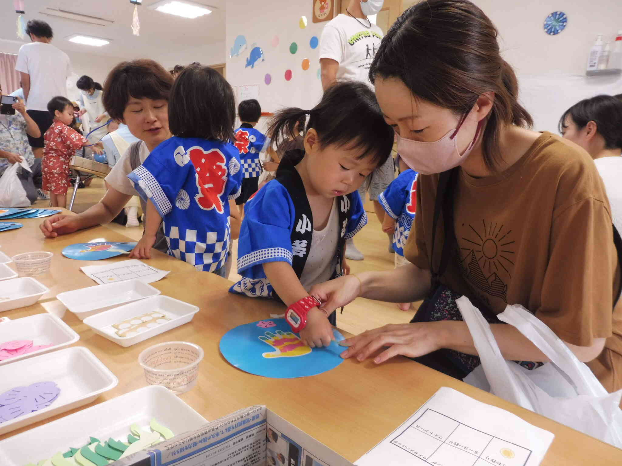 世界に一つだけの手作りうちわ☆