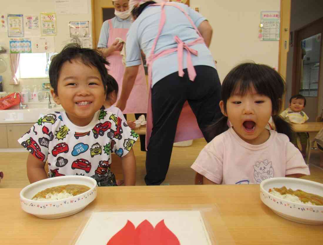 おいしそうにできたね！さあ、いただきましょう！