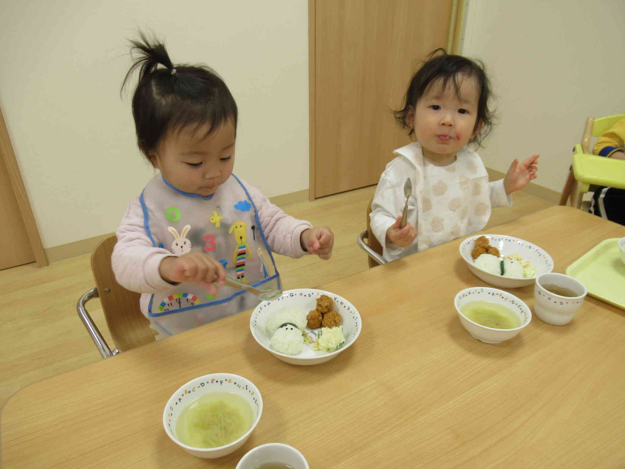 給食おいしいよ！