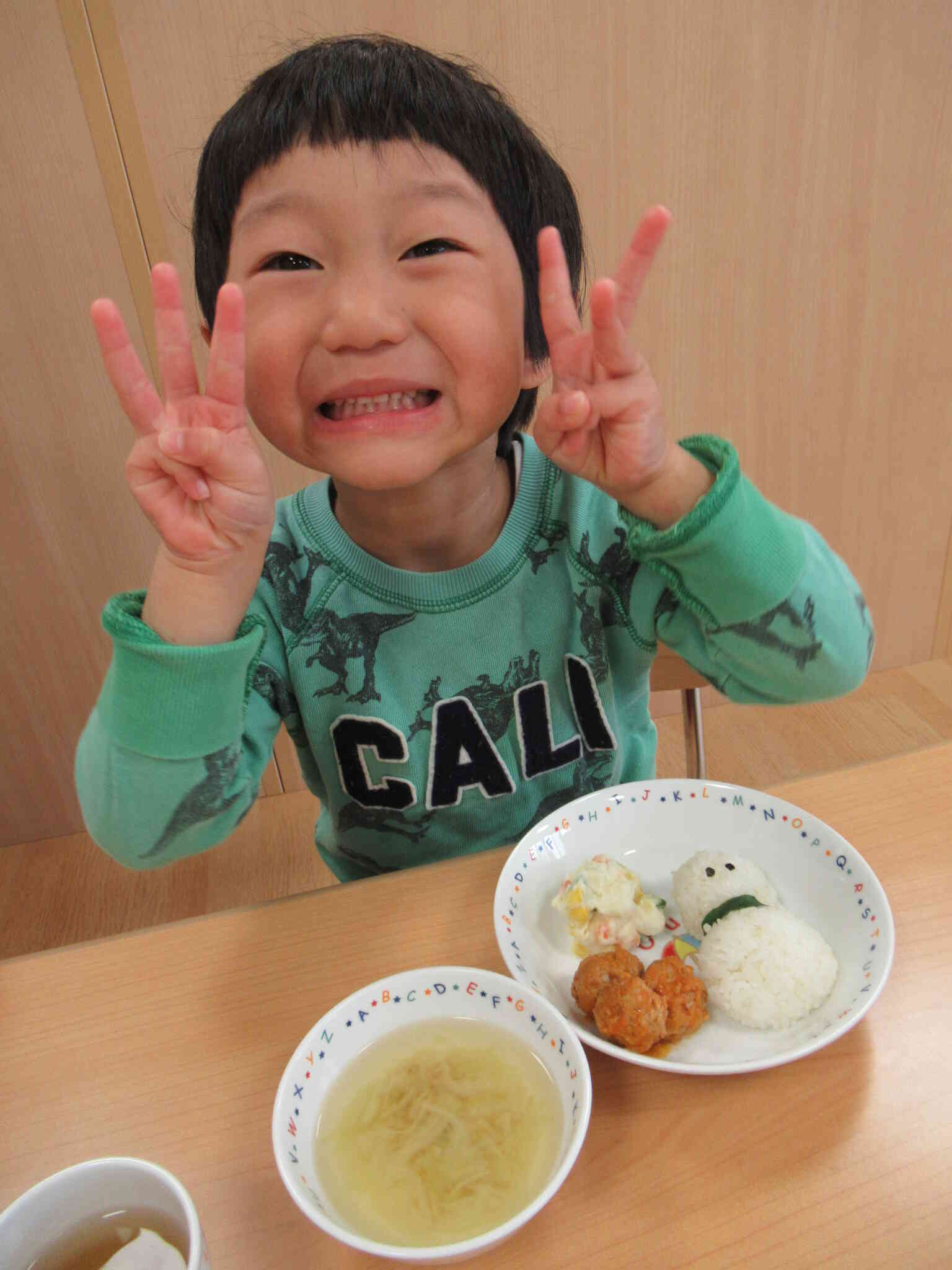 雪だるまさんと記念撮影！