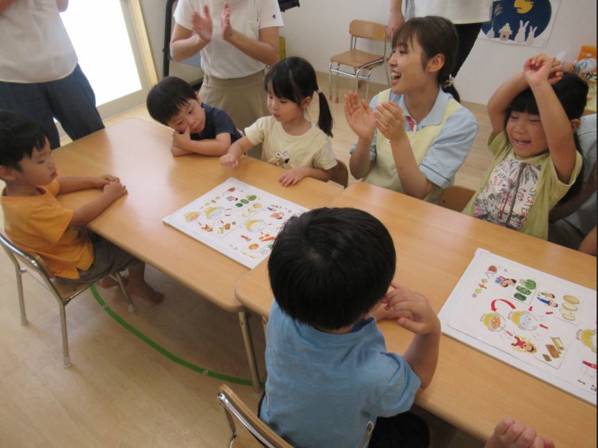 幼児クラスのお友だちは、栄養素について学びました！