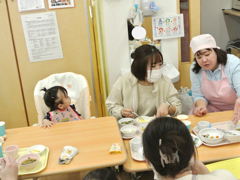 子育てひろば参加者募集のお知らせ【給食試食会】