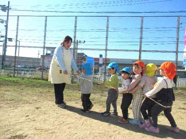 みんなで電車ごっこ！