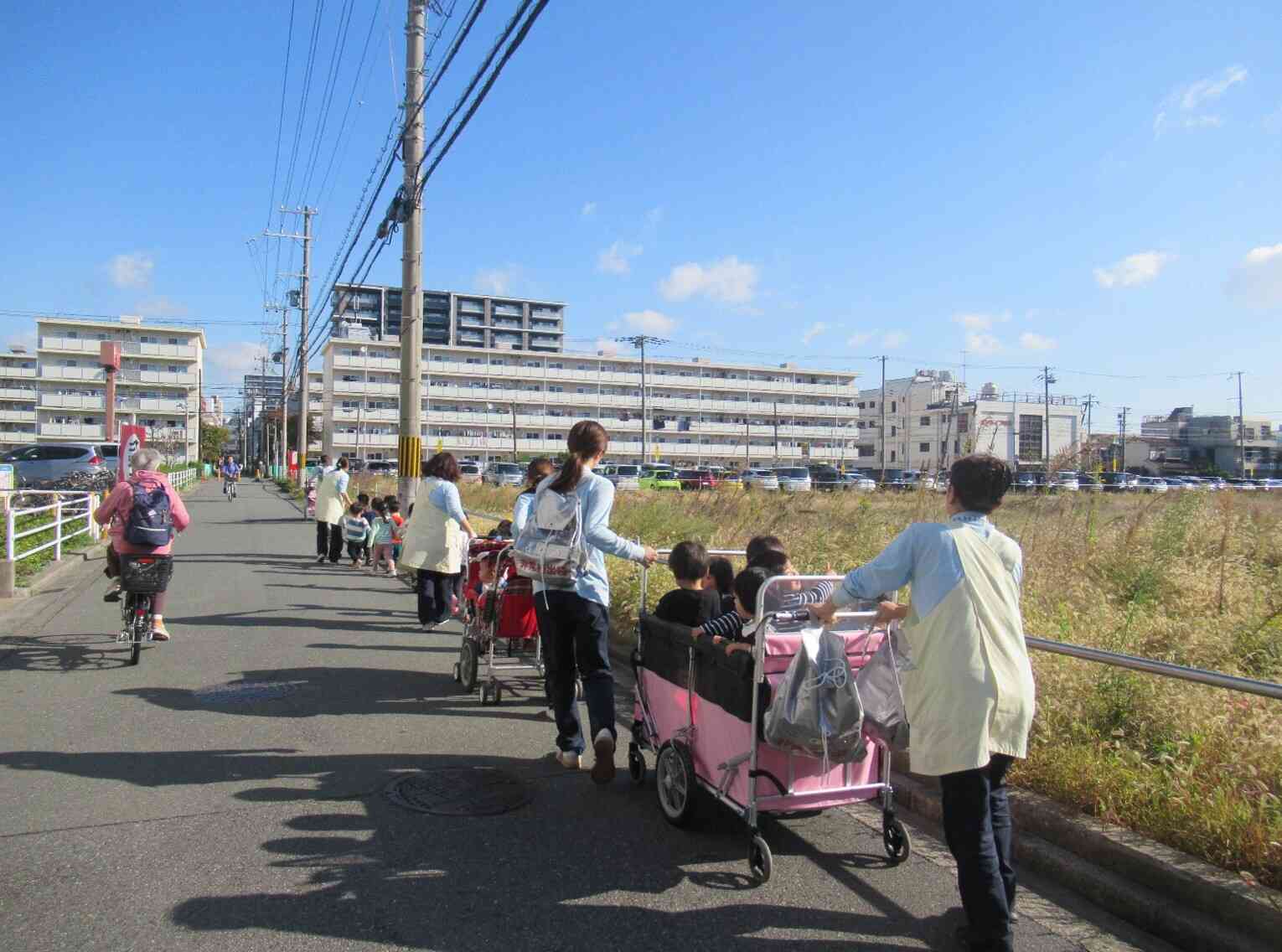 交通ルールを守りながら、よく頑張りました！