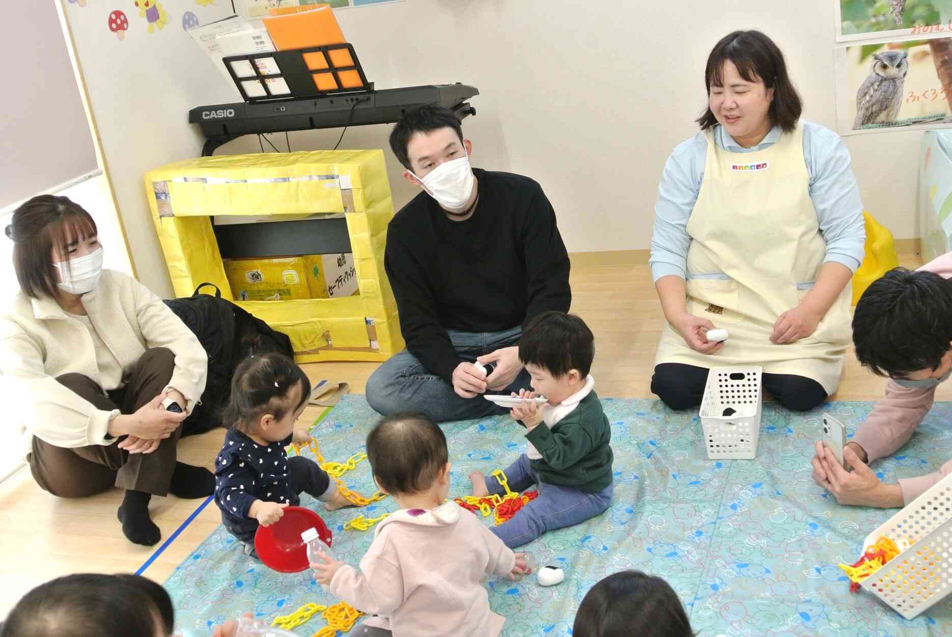 座談会の様子です♪子どもたちも、意見交換中！？