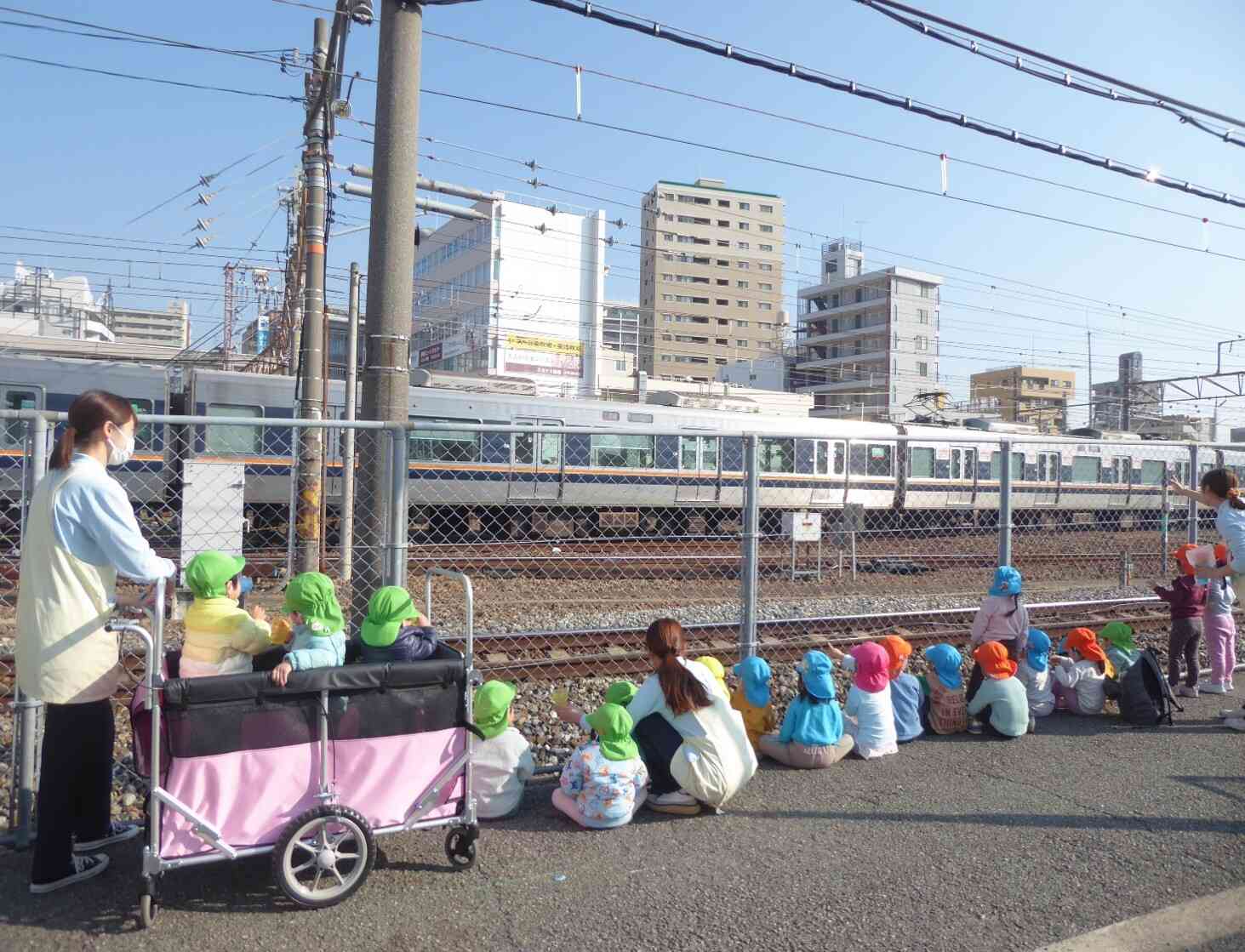 今日は何本の電車が見れるかな~？