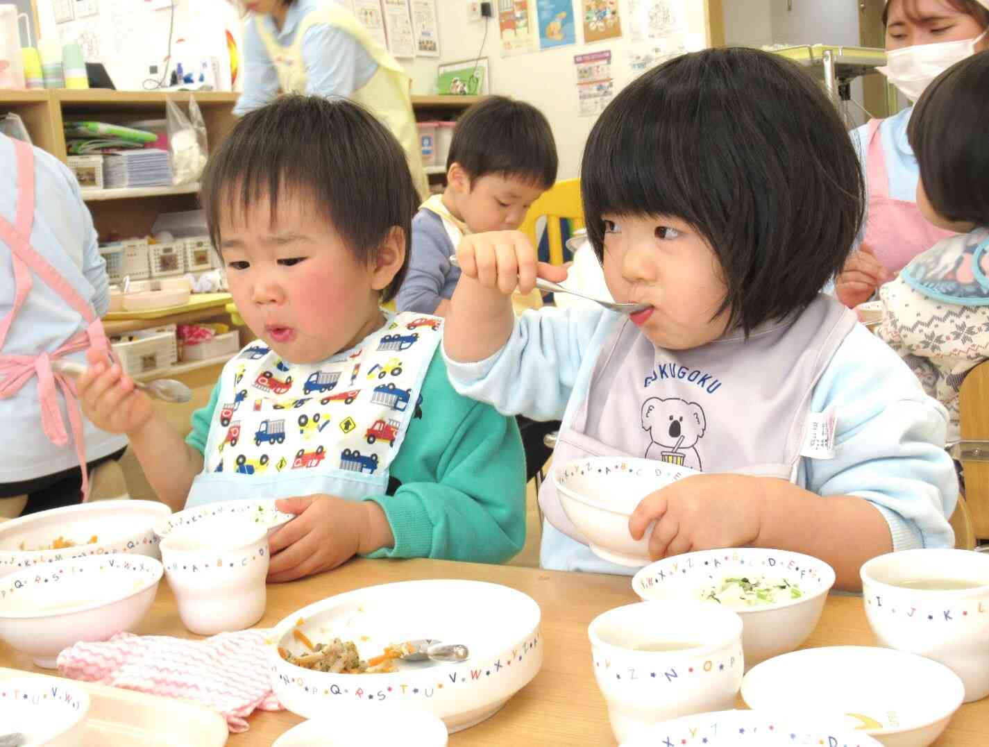 七草ごはんを食べました♪