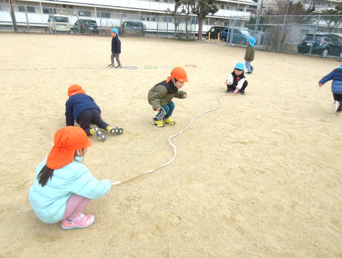 広場で遊んだよ♪