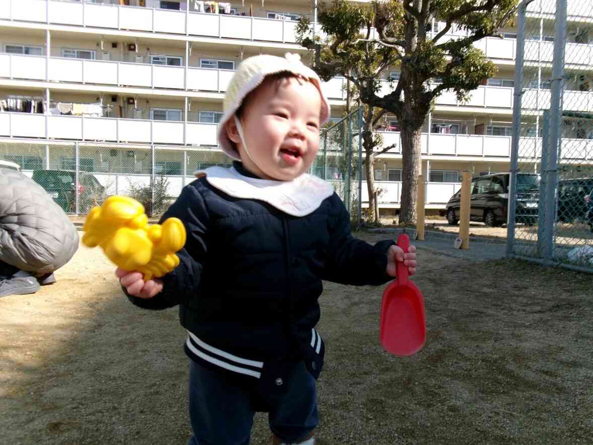 ひよこ組さんも、戸外遊びが大好き♪転んでもすぐ立ち上がって、探索を楽しんでいました(*^-^*)たくさん歩けるようになりました！！