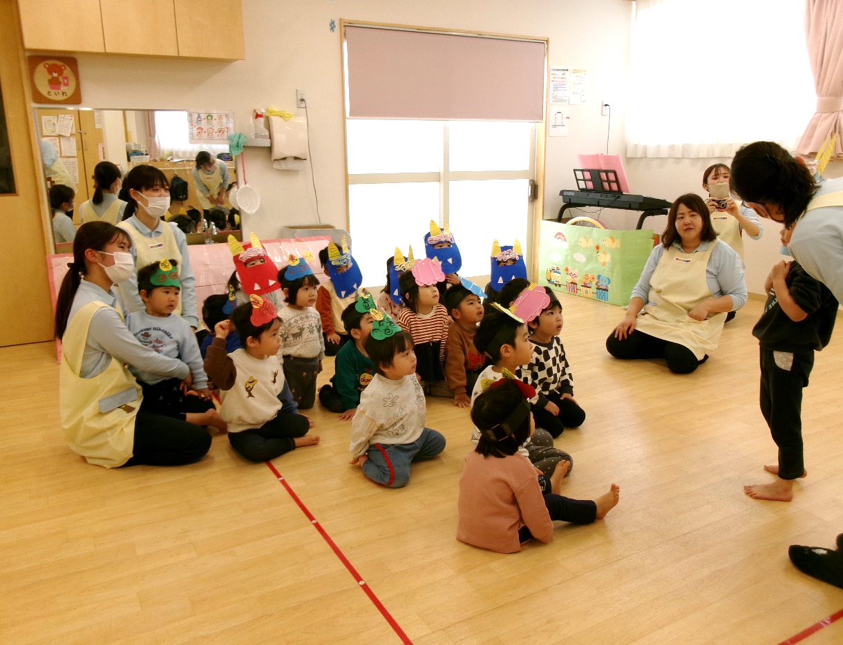 みんなも鬼さんに変身♪