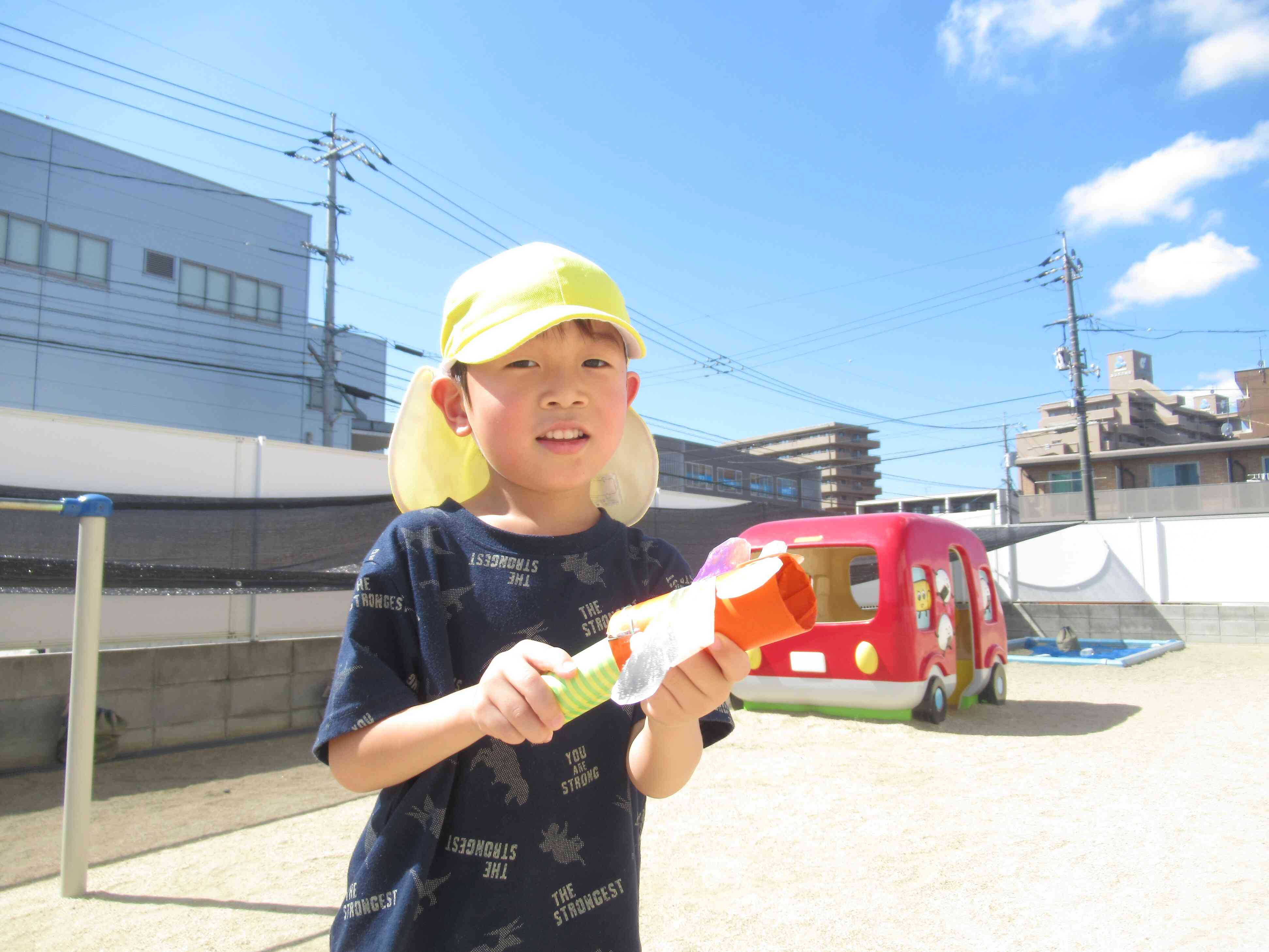 良い天気でとんぼさんも気持ちよく飛べそうだね