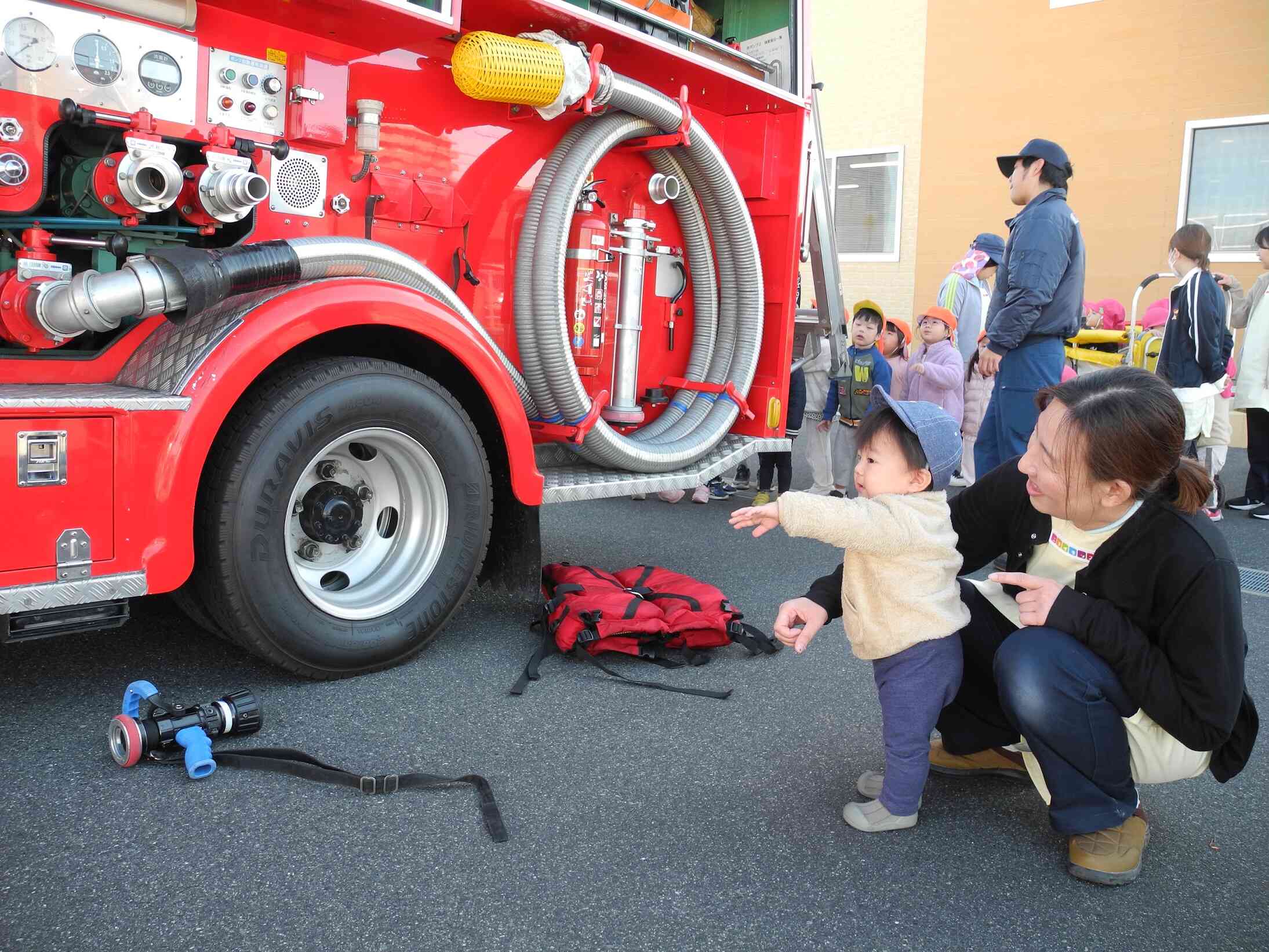 ０歳児さんも大喜び