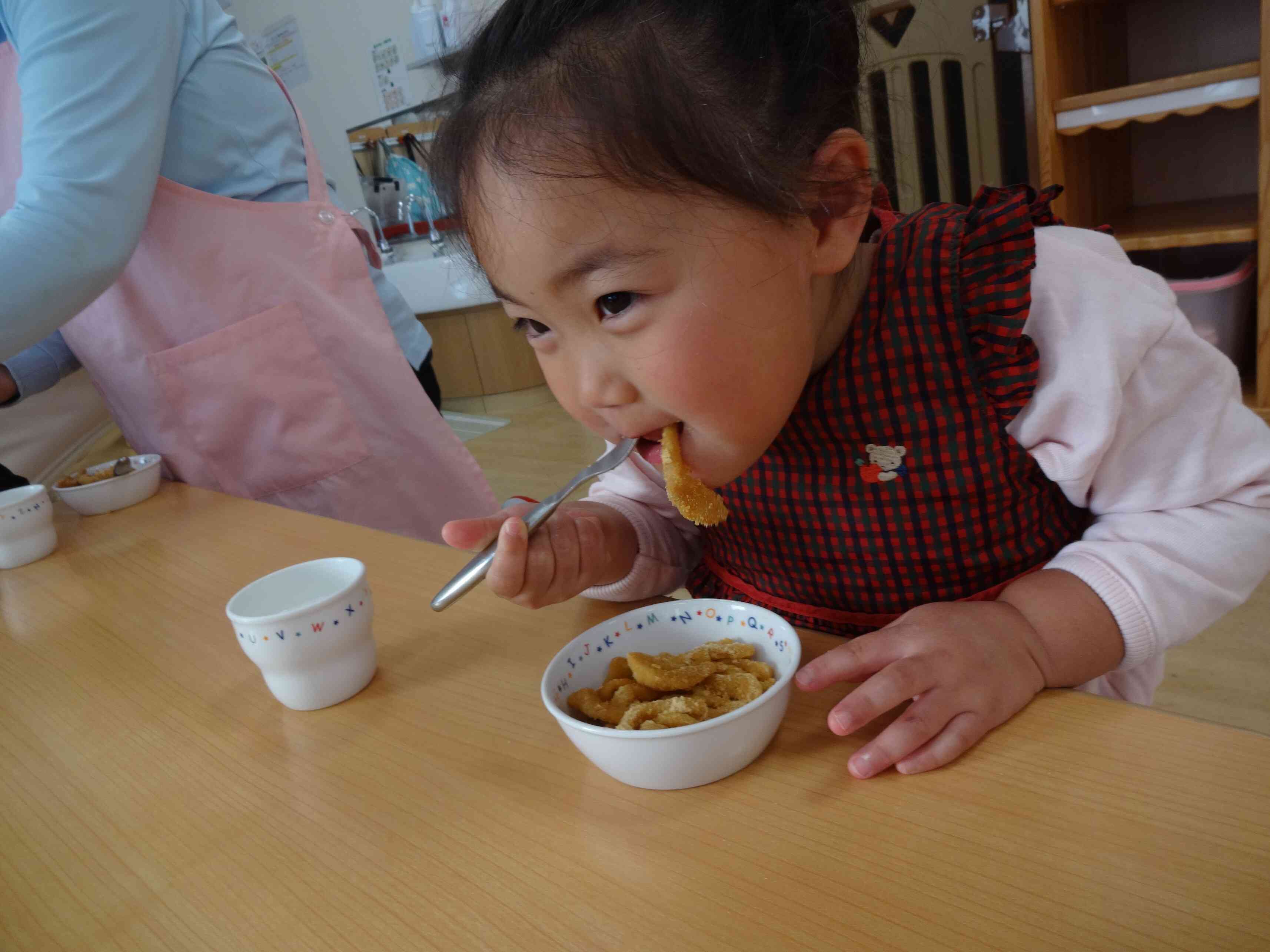 食育：郷土料理のやせうま作り