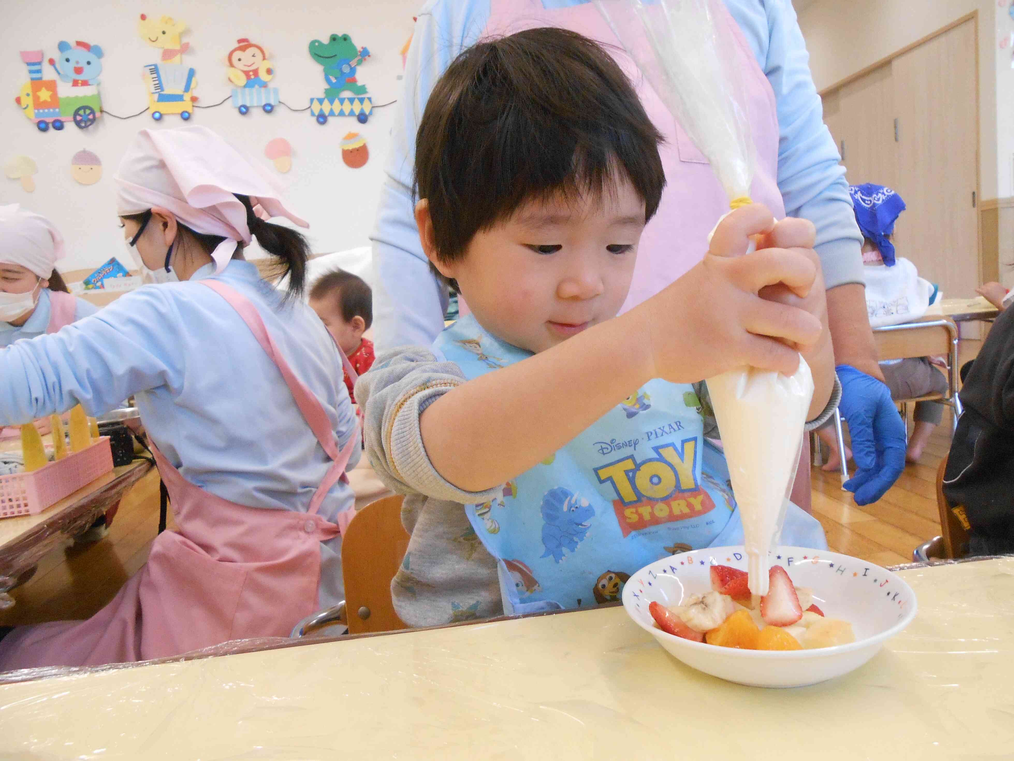 生クリームたくさんのせたいな～