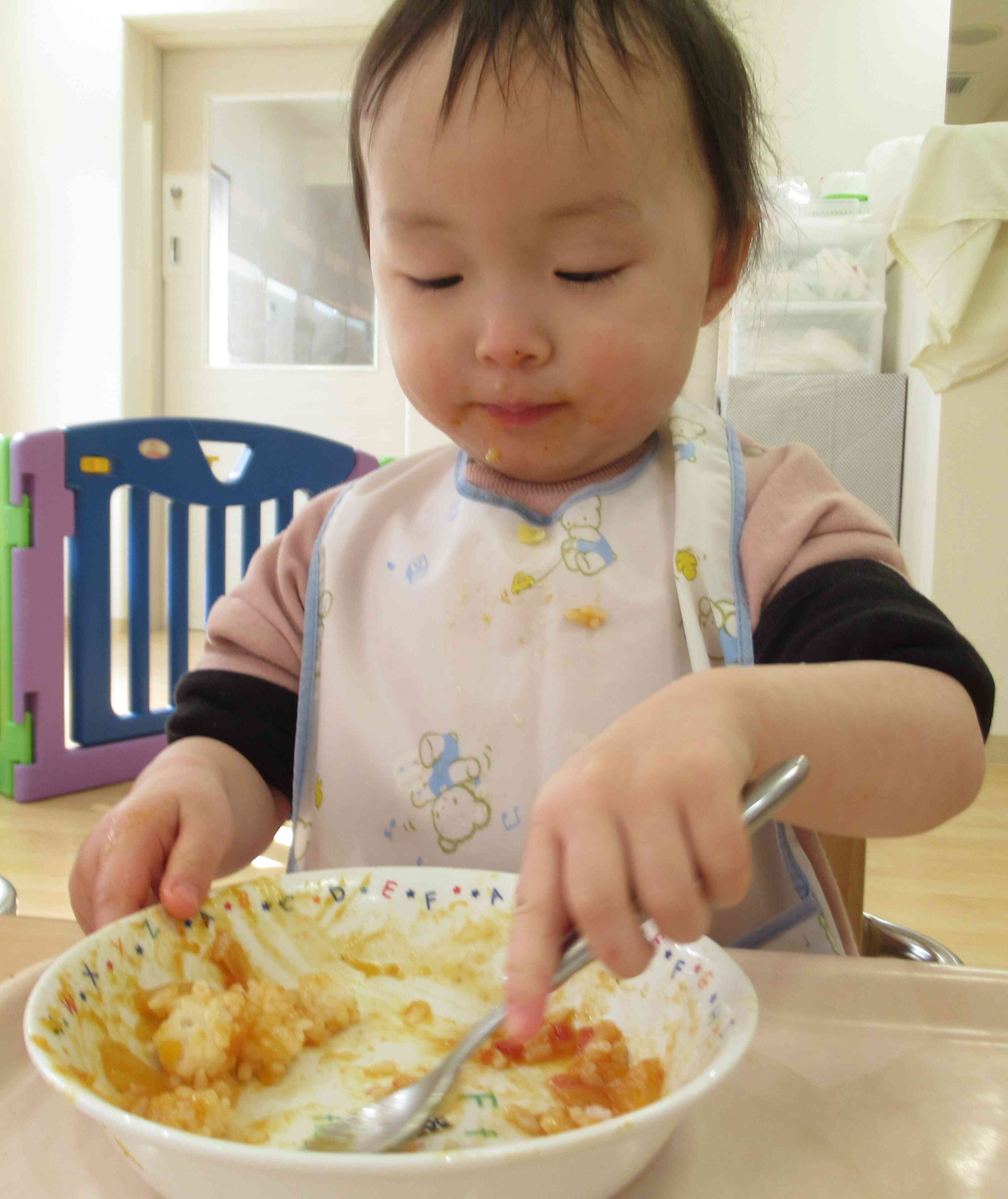 最後まできれいに食べきります