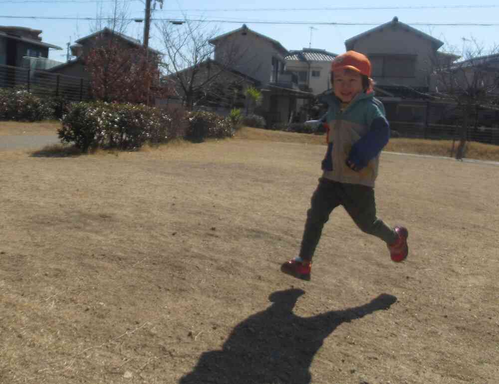 かけっこたのしいな～♪